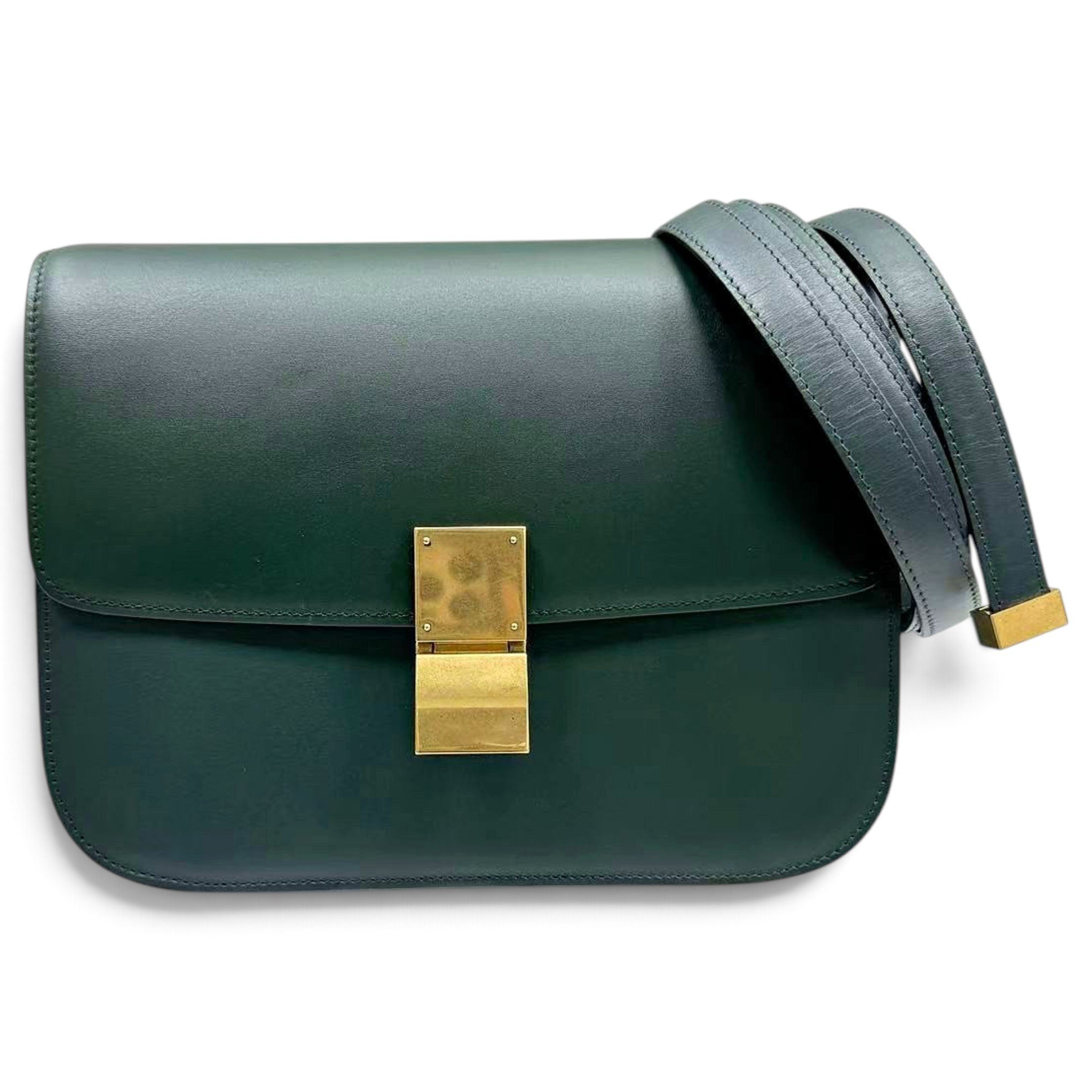 Classic leather crossbody bag