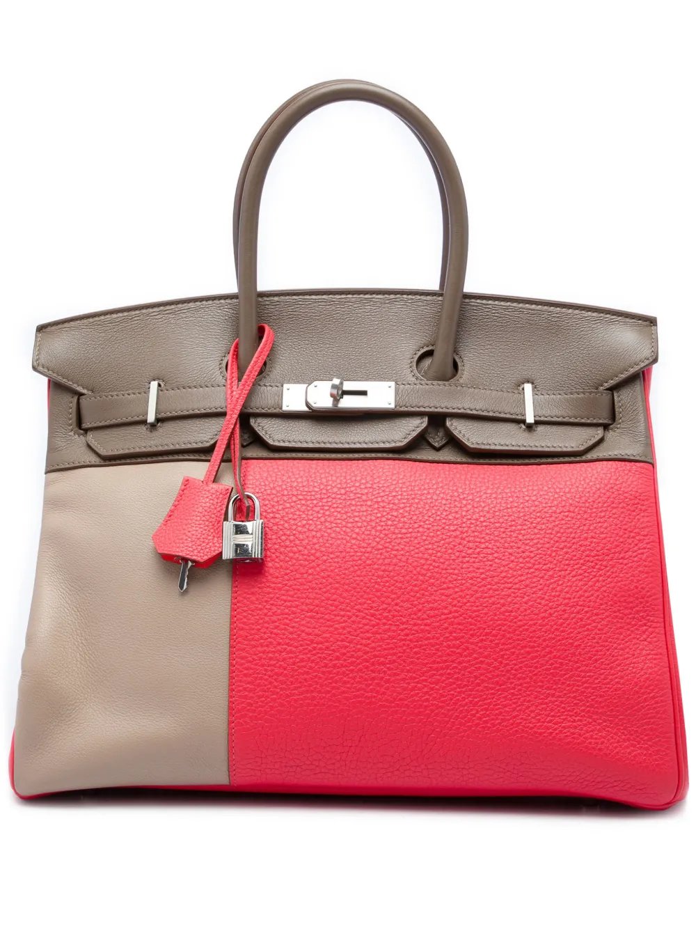 2012 Tricolor Clemence and Swift Birkin Cascade Retourne 35 handbag