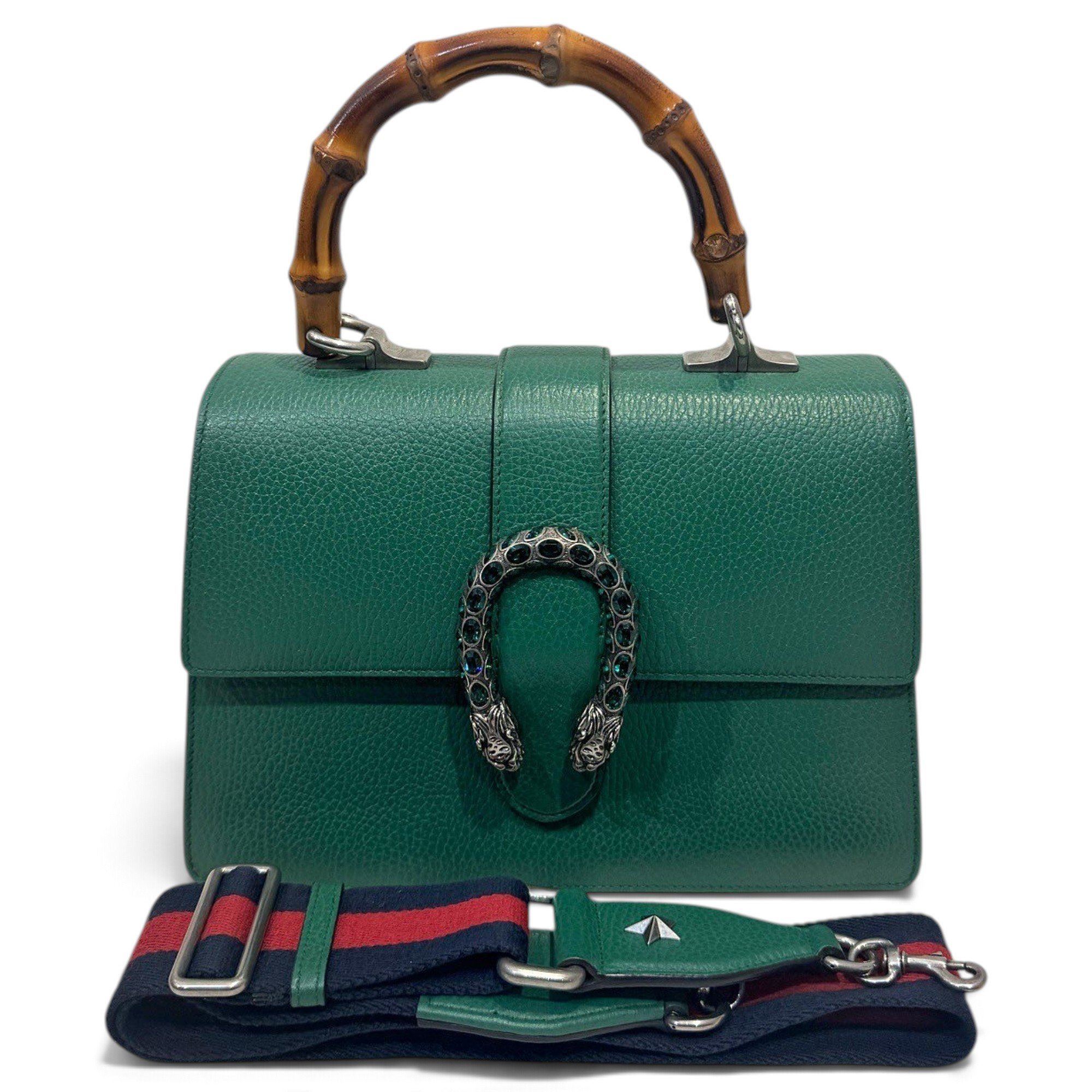 Dionysus Bamboo leather handbag