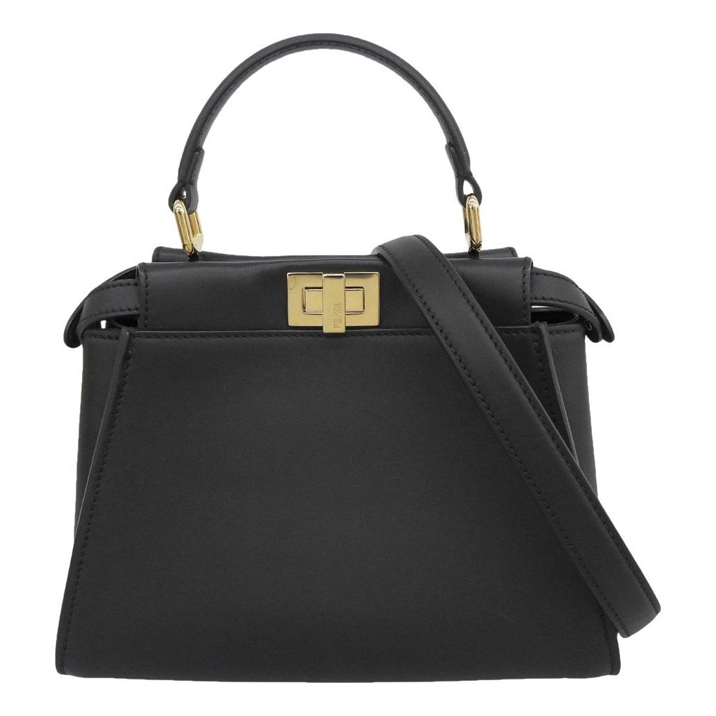 Peekaboo leather handbag