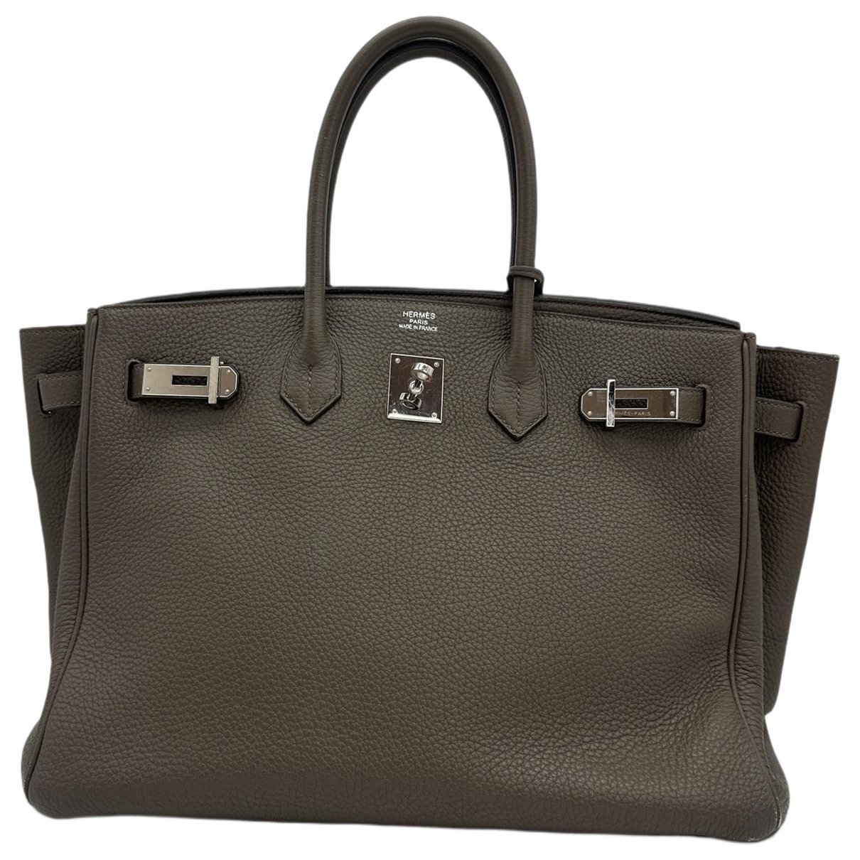 Birkin 35 leather handbag
