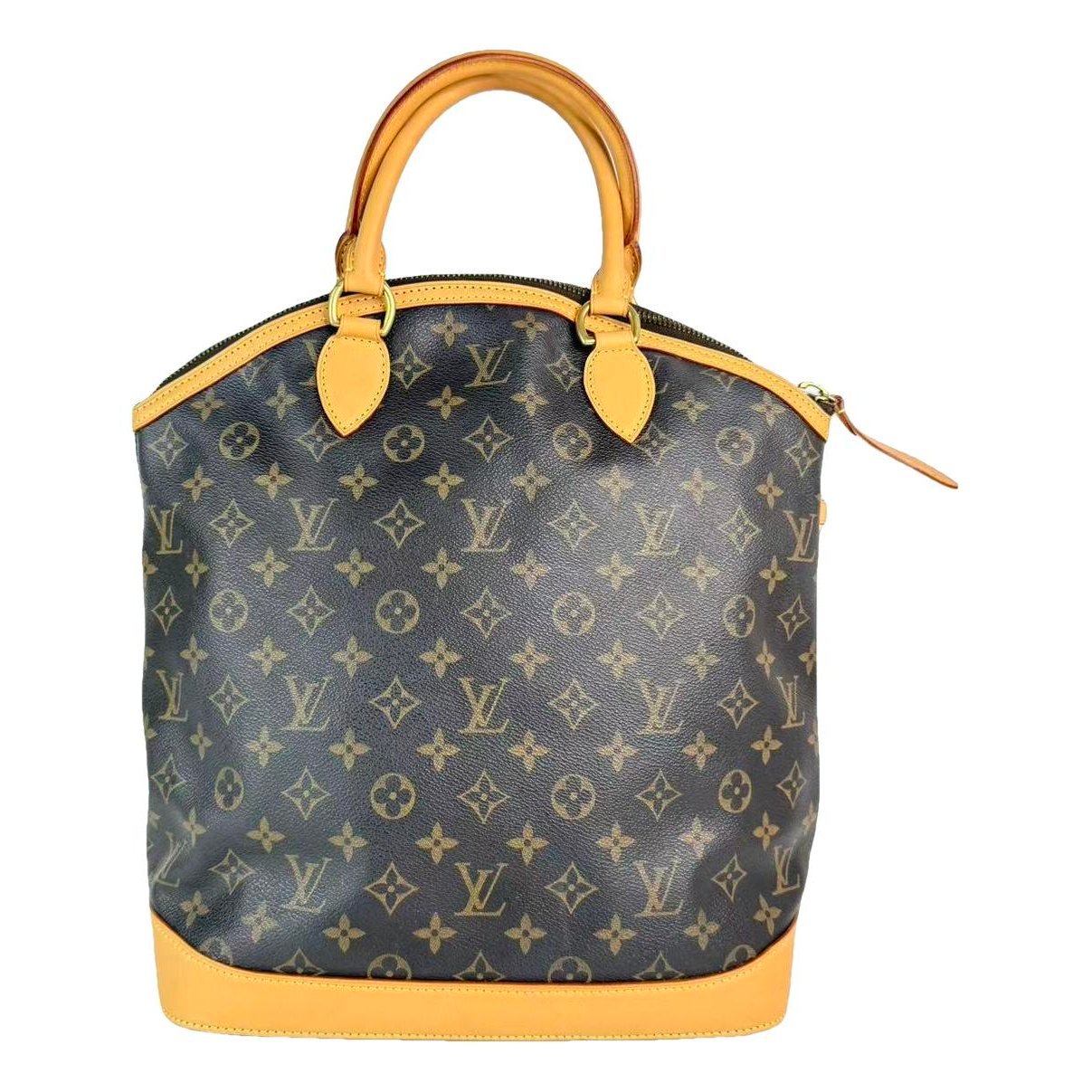 Lockit Vertical leather tote