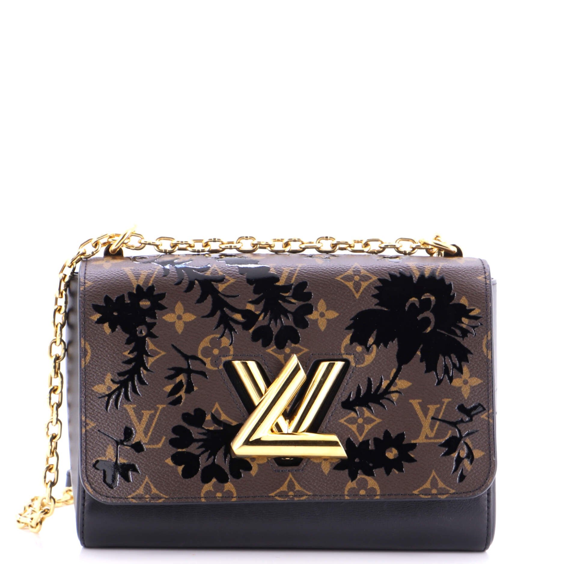 Twist Handbag Limited Edition Blossom Monogram Canvas MM