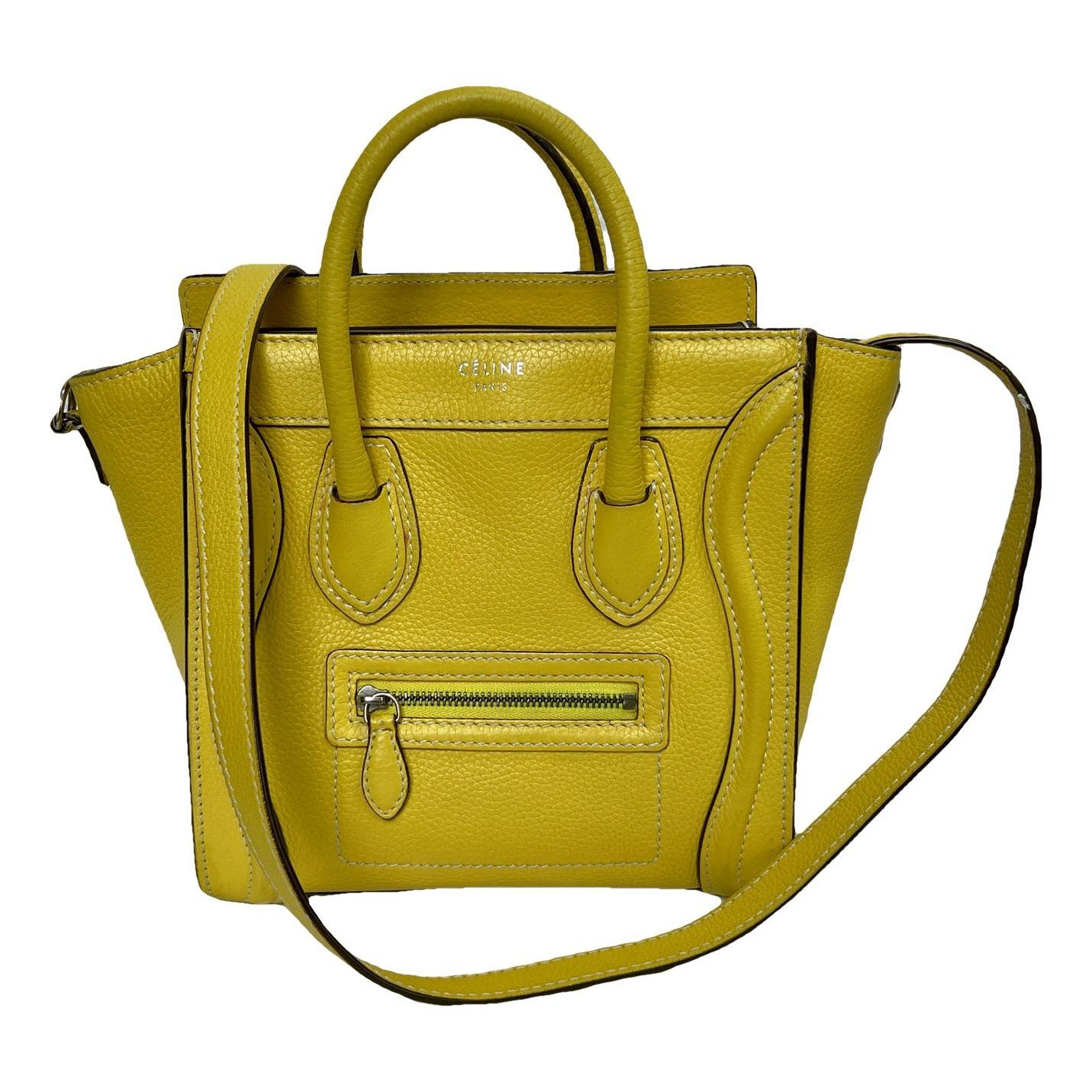 Nano Luggage leather handbag