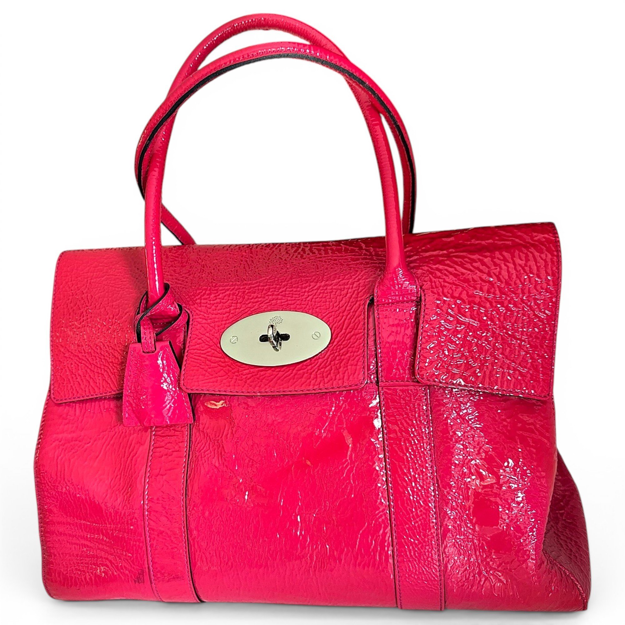 Mulberry Bayswater patent leather handbag
