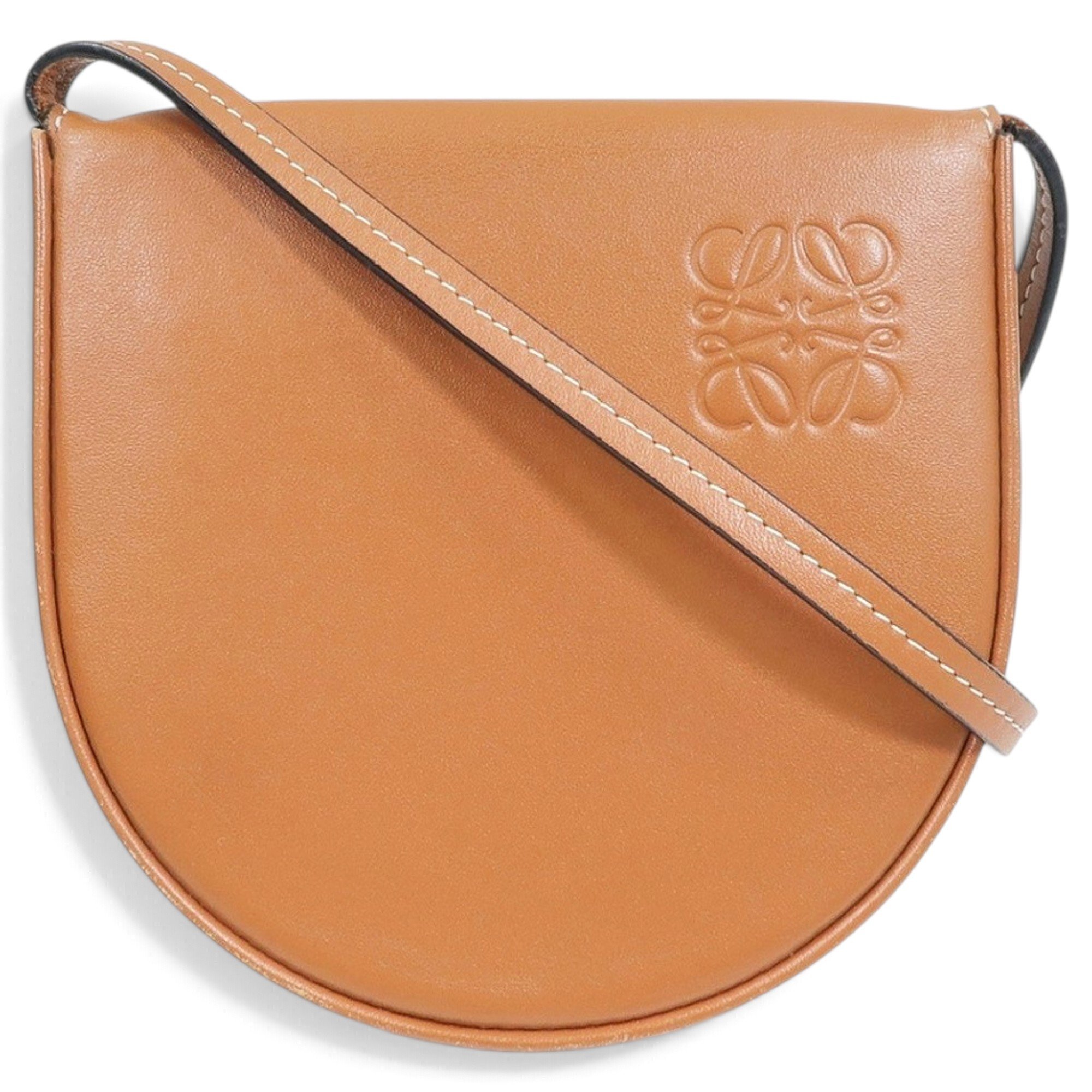 Heel leather crossbody bag