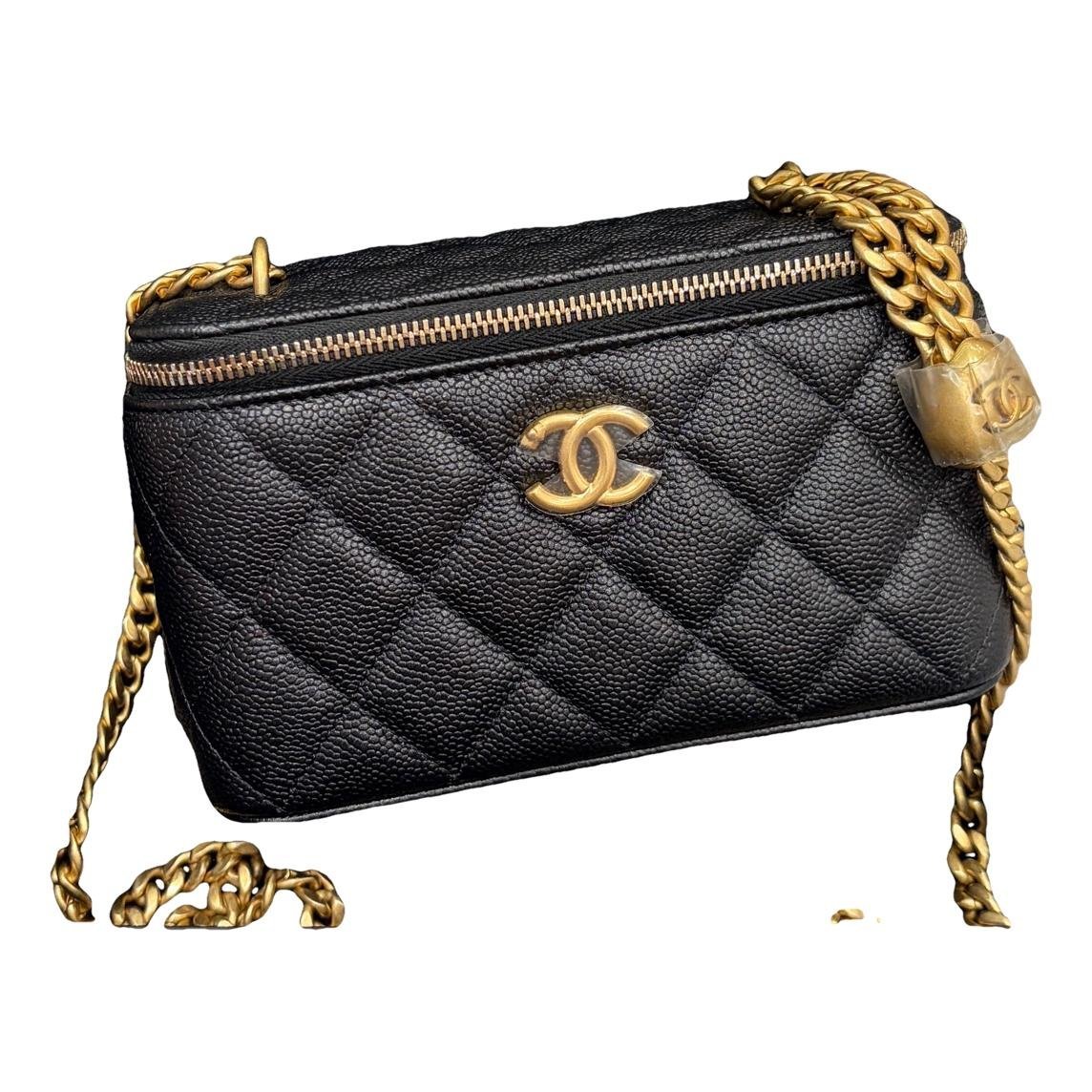 Trendy CC Vanity leather handbag