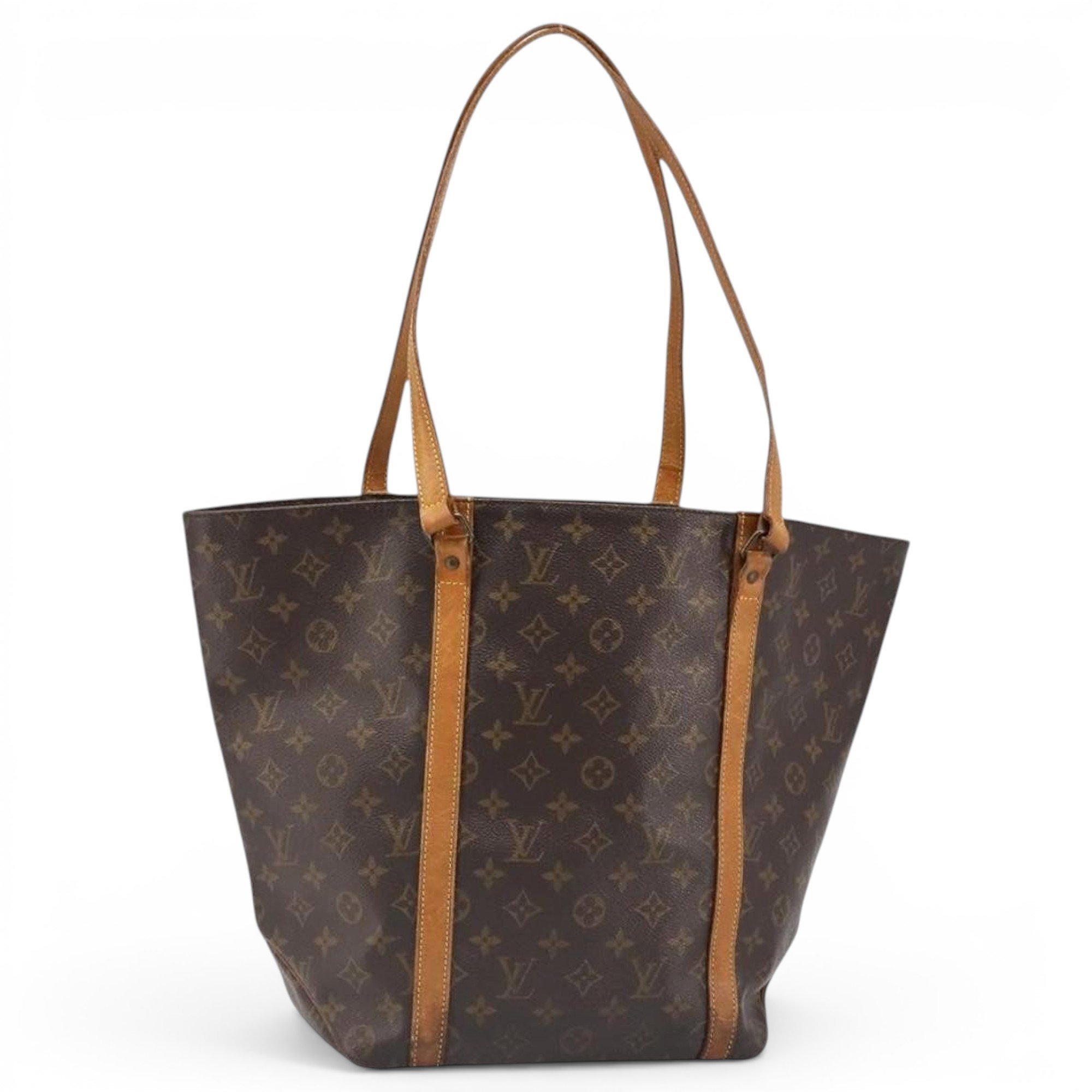 Shopping leather tote