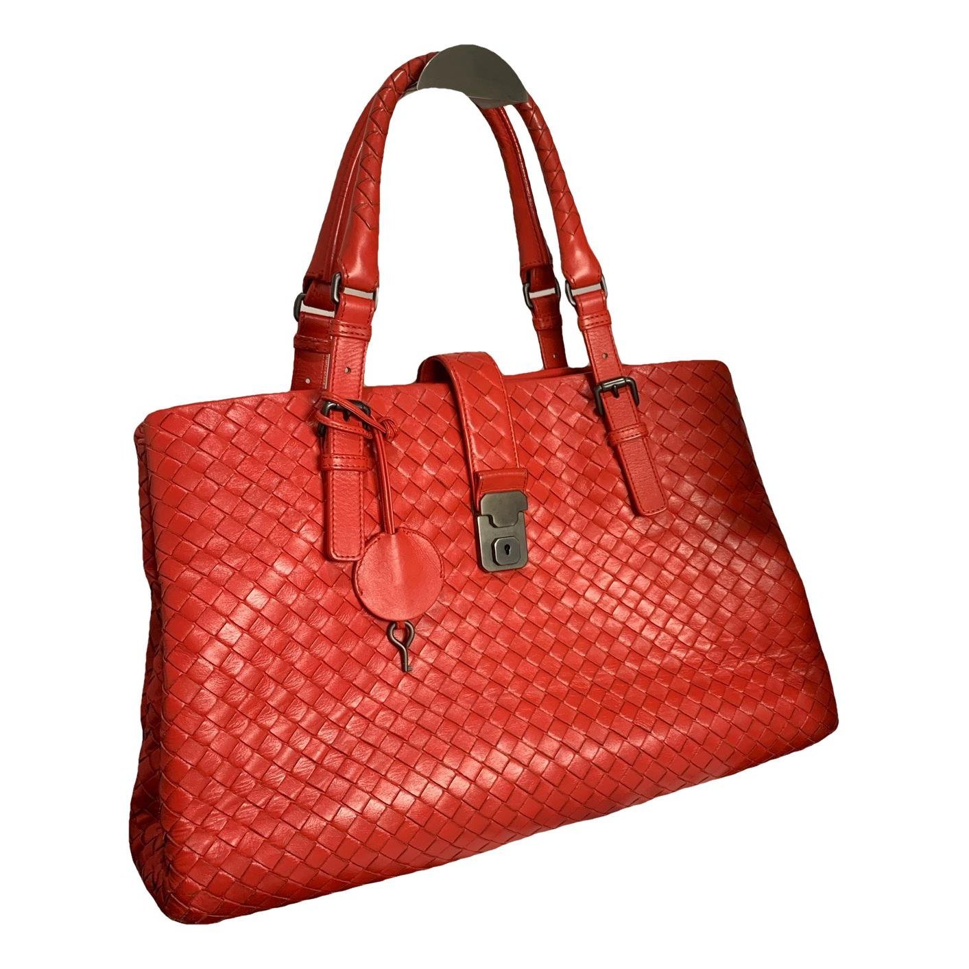 Bottega Veneta Roma leather handbag
