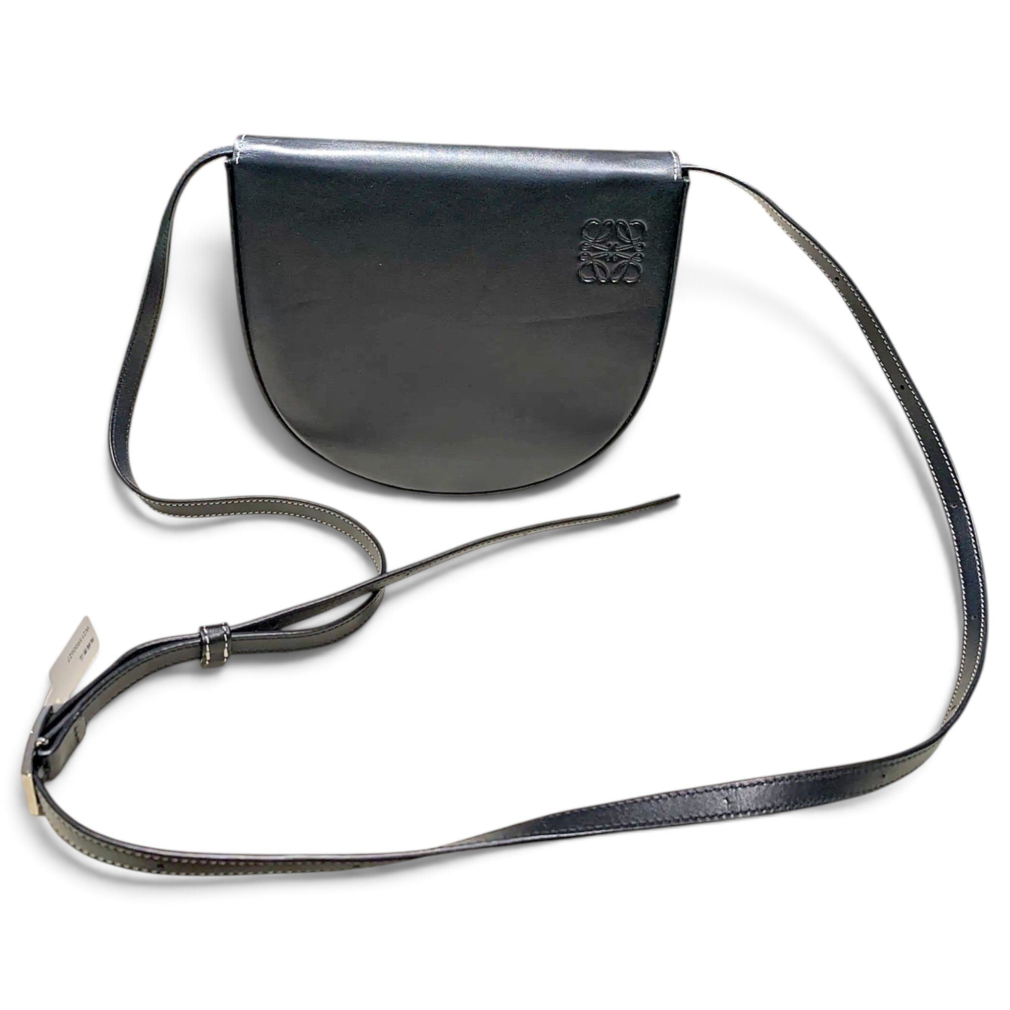Heel leather crossbody bag
