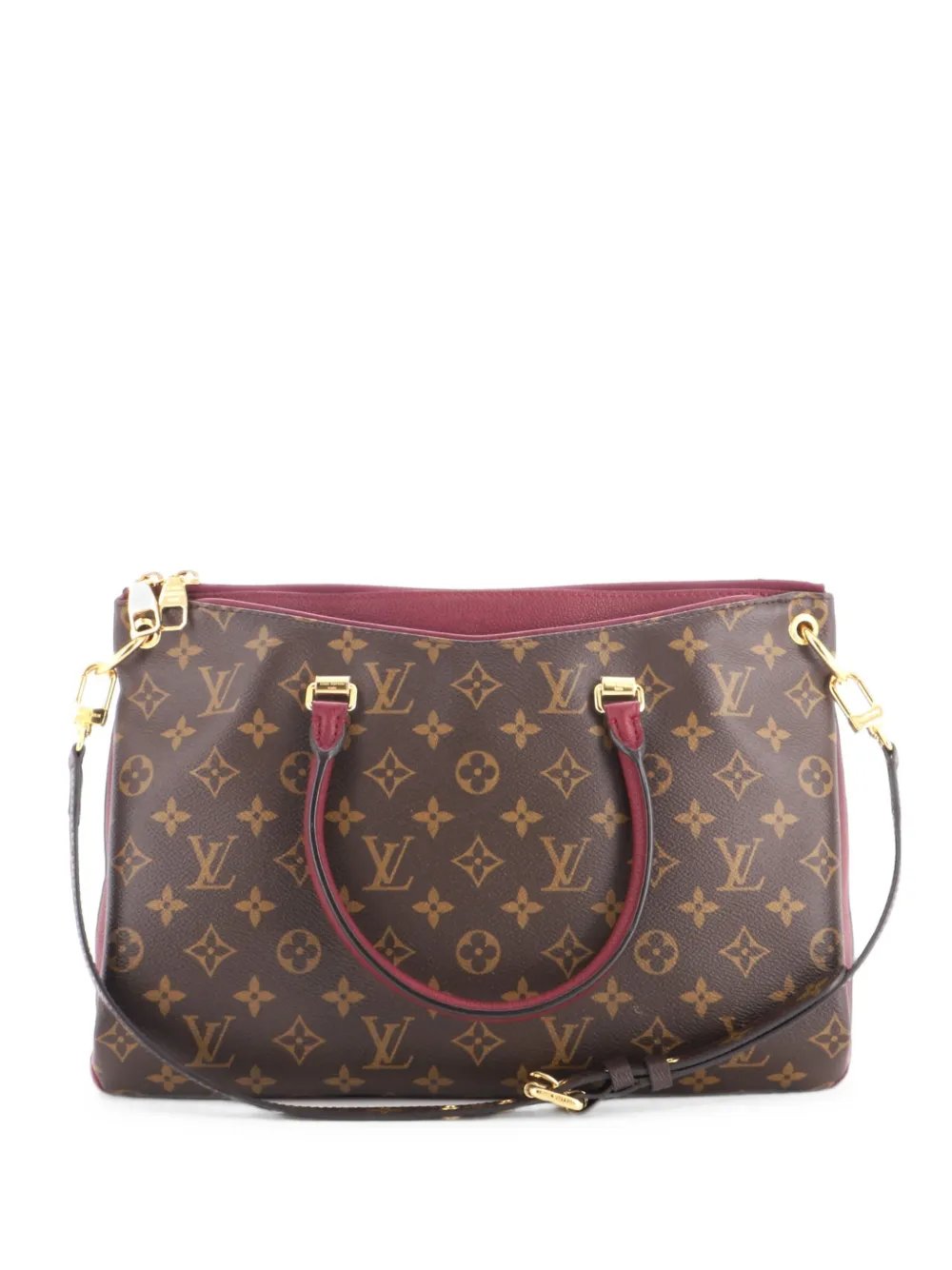 Pallas Tote Monogram Canvas with Leather shoulder bag