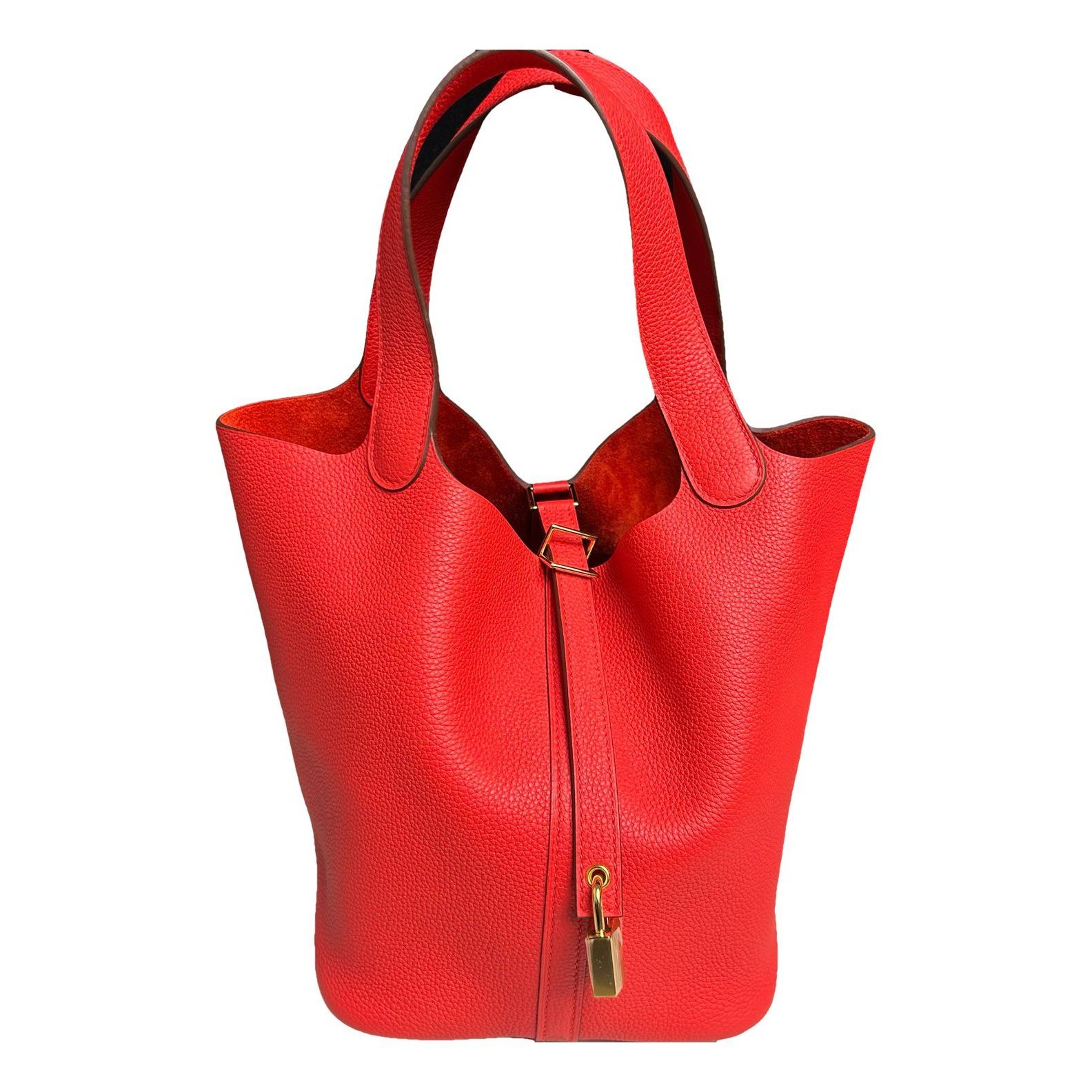 Picotin leather handbag