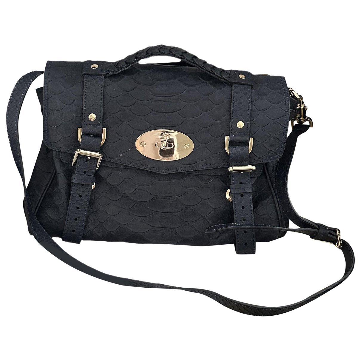 Alexa leather satchel