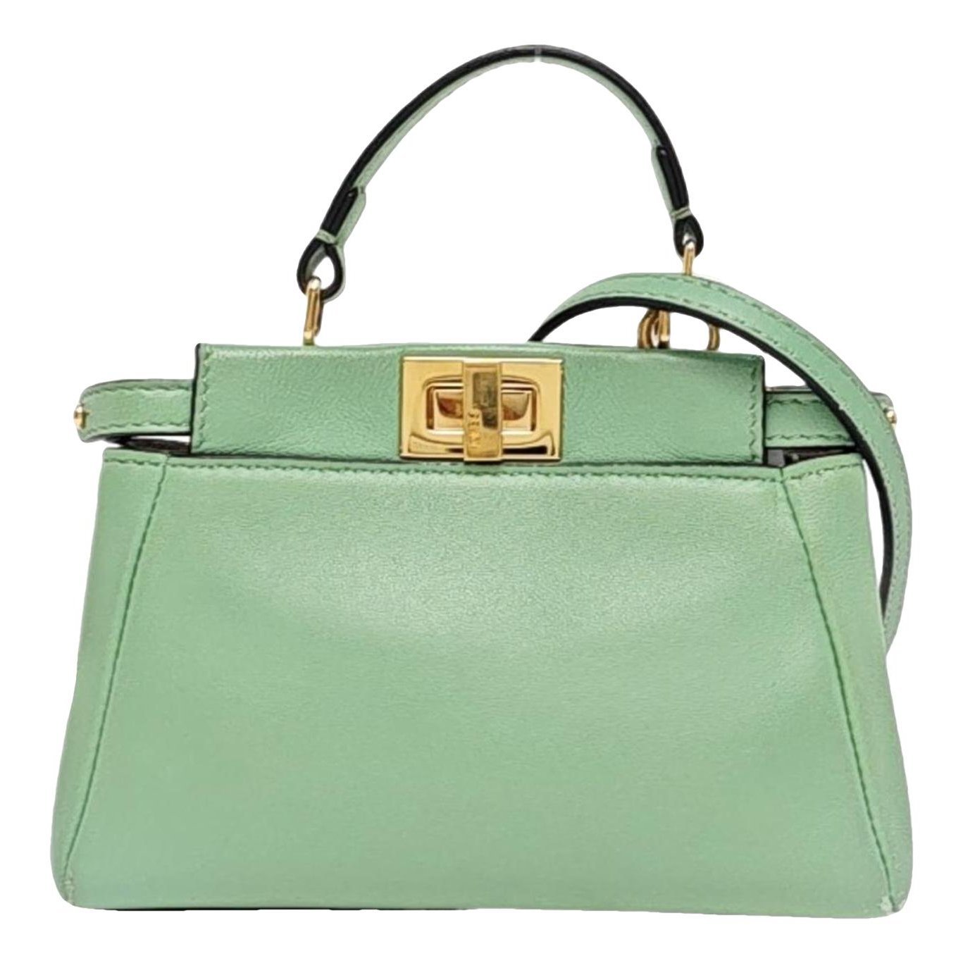 Peekaboo leather handbag