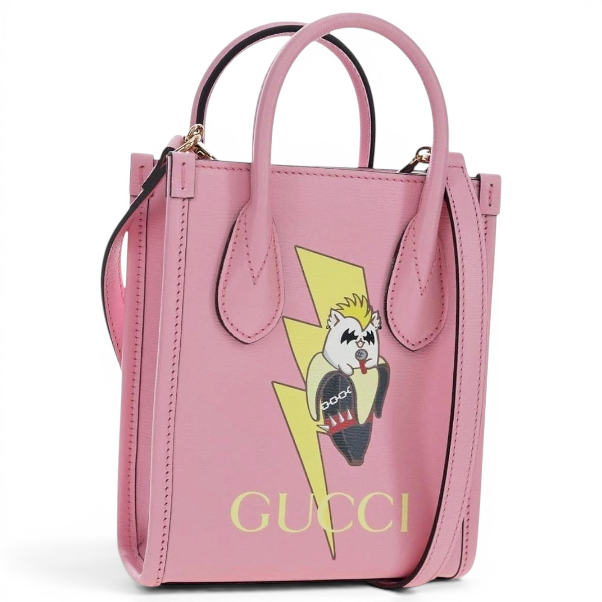 Gucci B leather tote