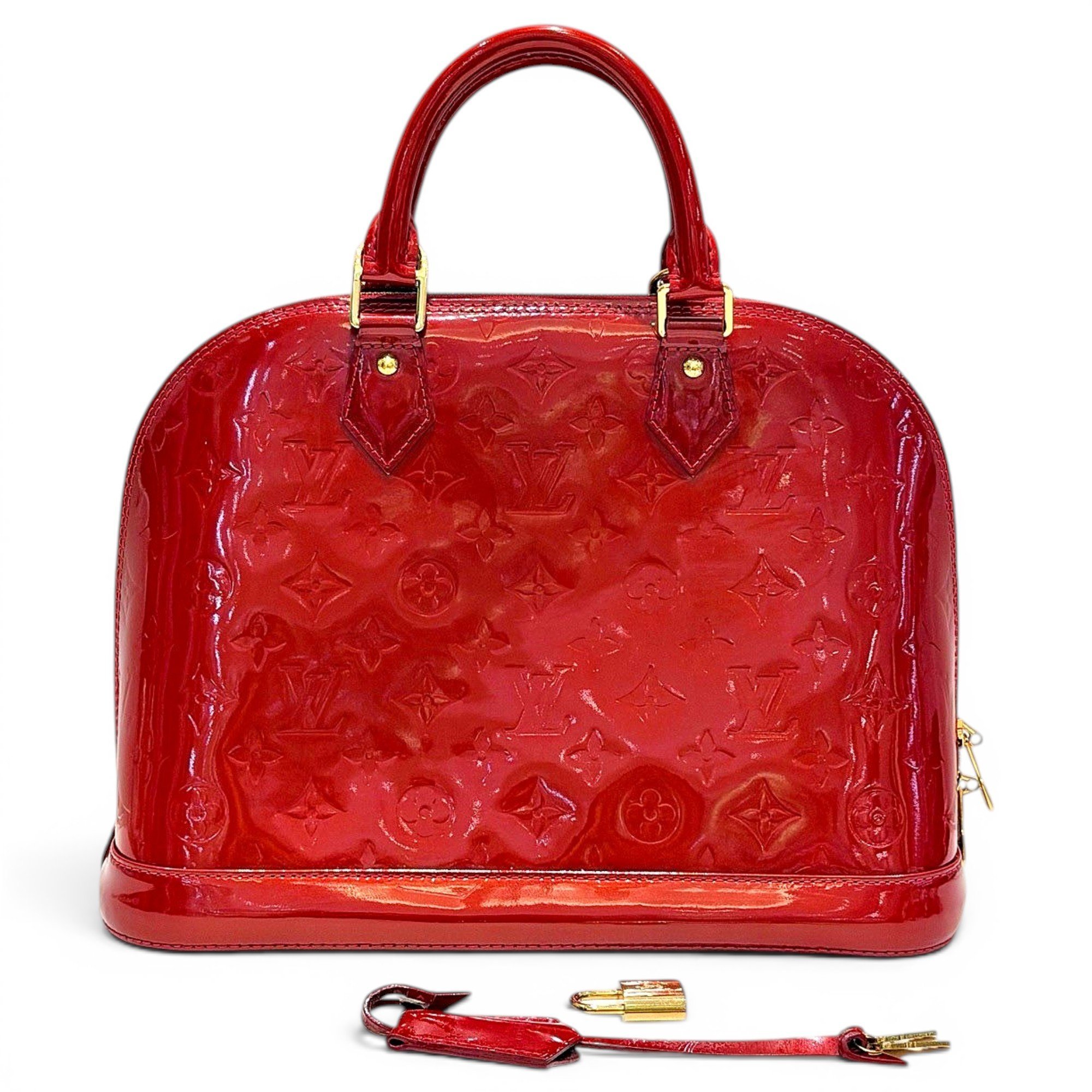 Alma patent leather handbag