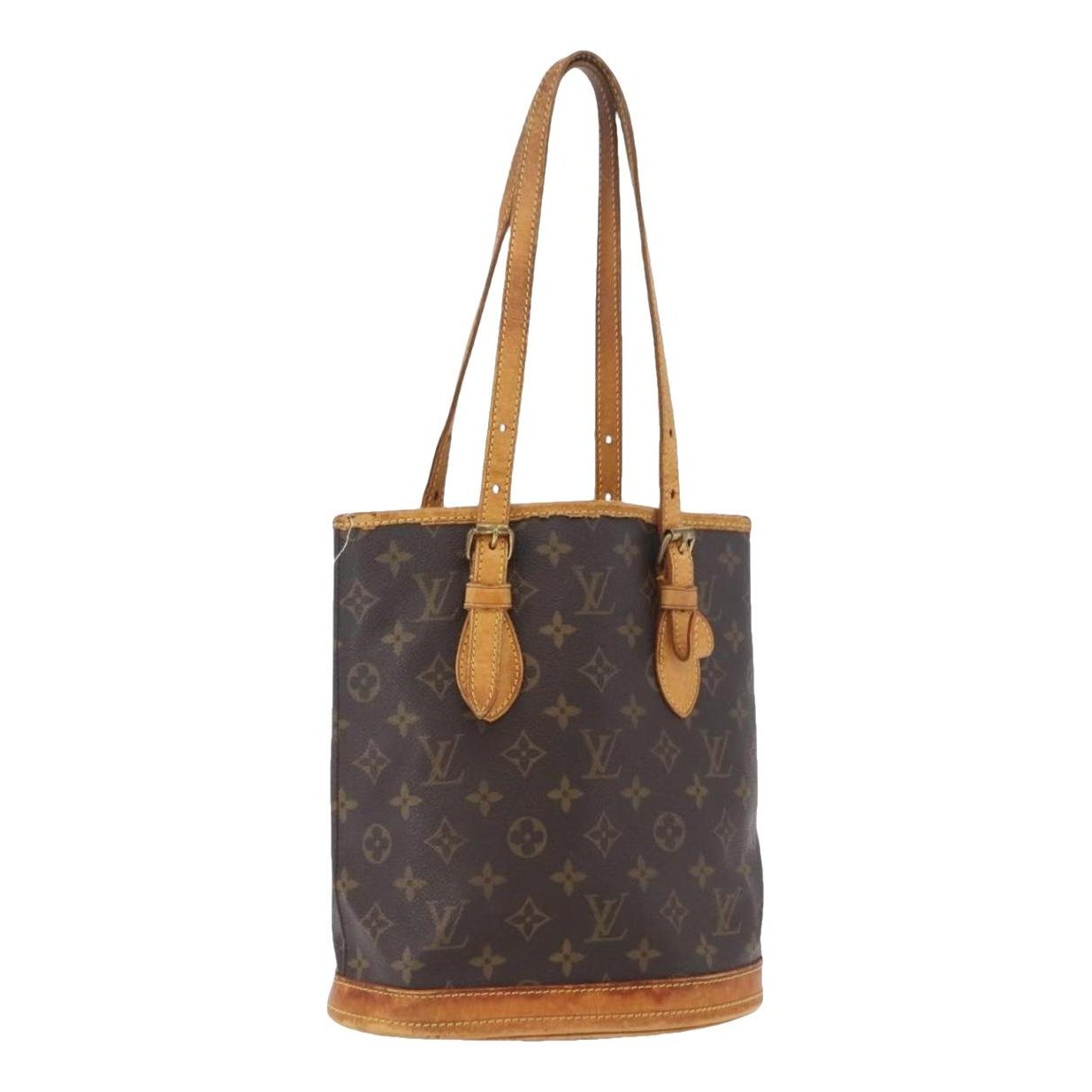 Bucket leather tote