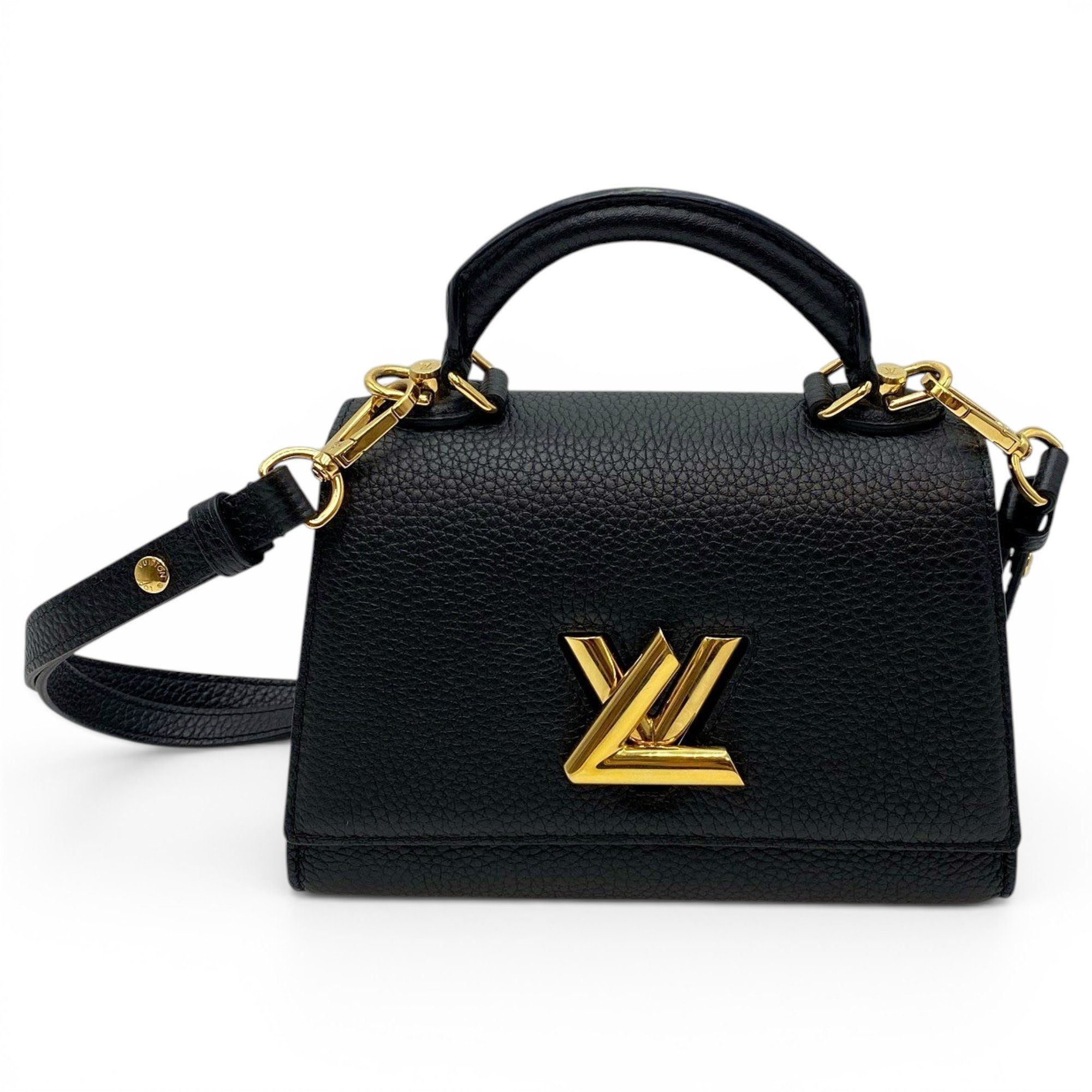 Twist One Handle leather handbag