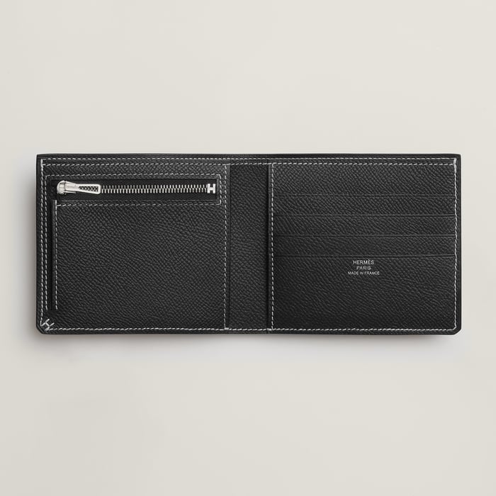 Noir H Sellier Compact Wallet