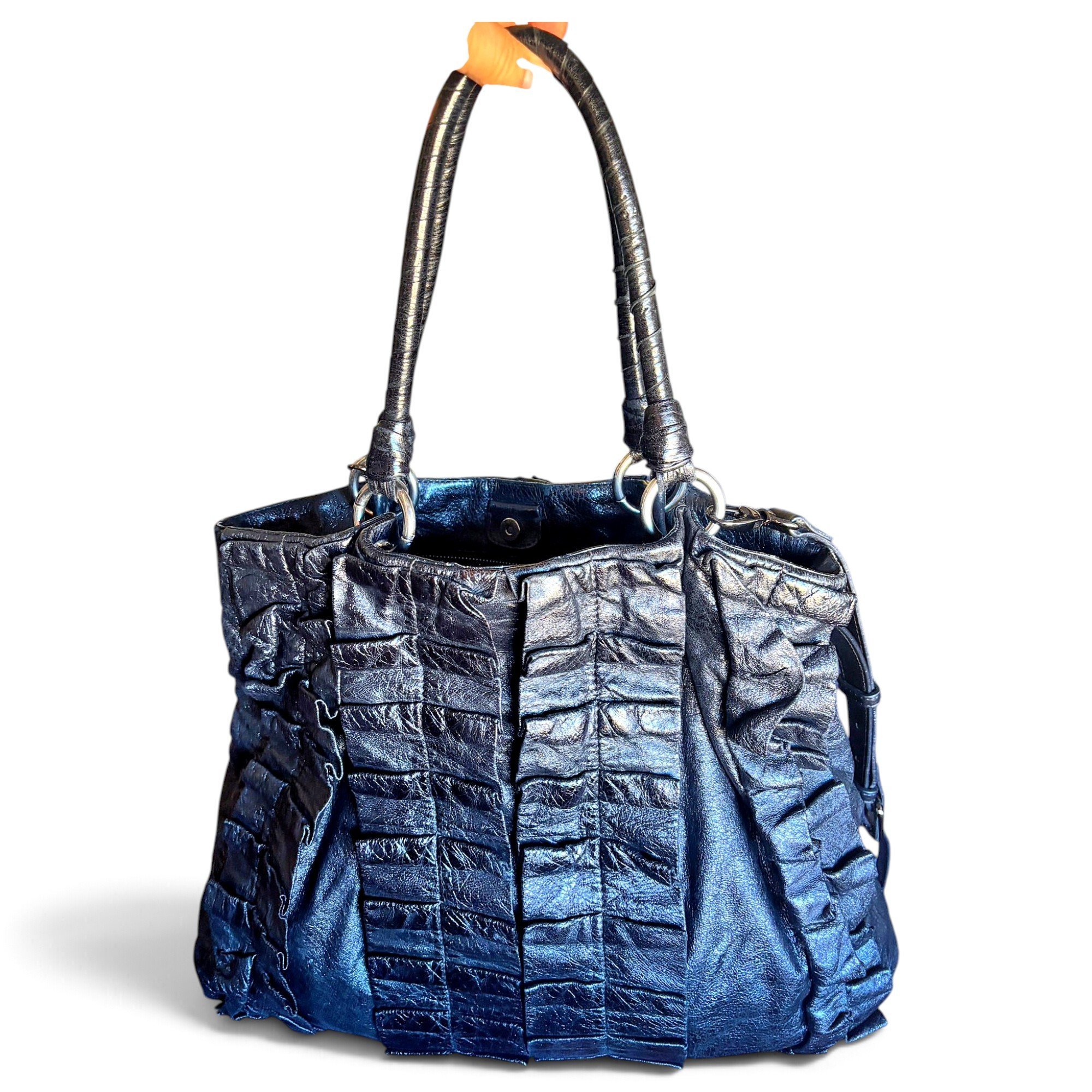 Leather handbag