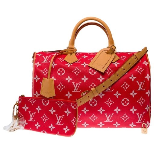 Speedy leather handbag