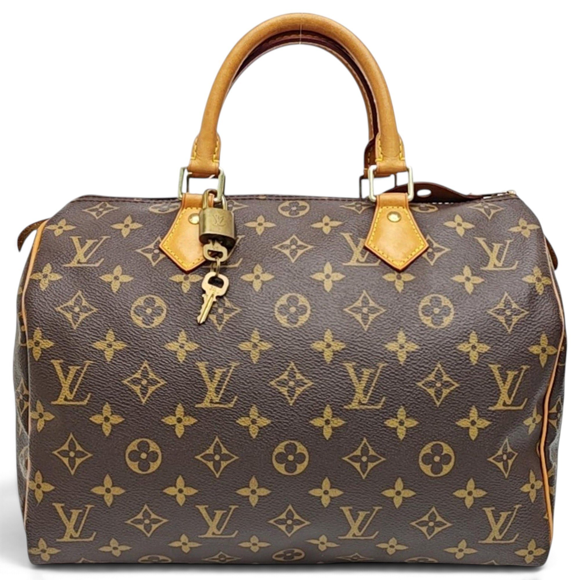Nano Speedy / Mini HL leather handbag