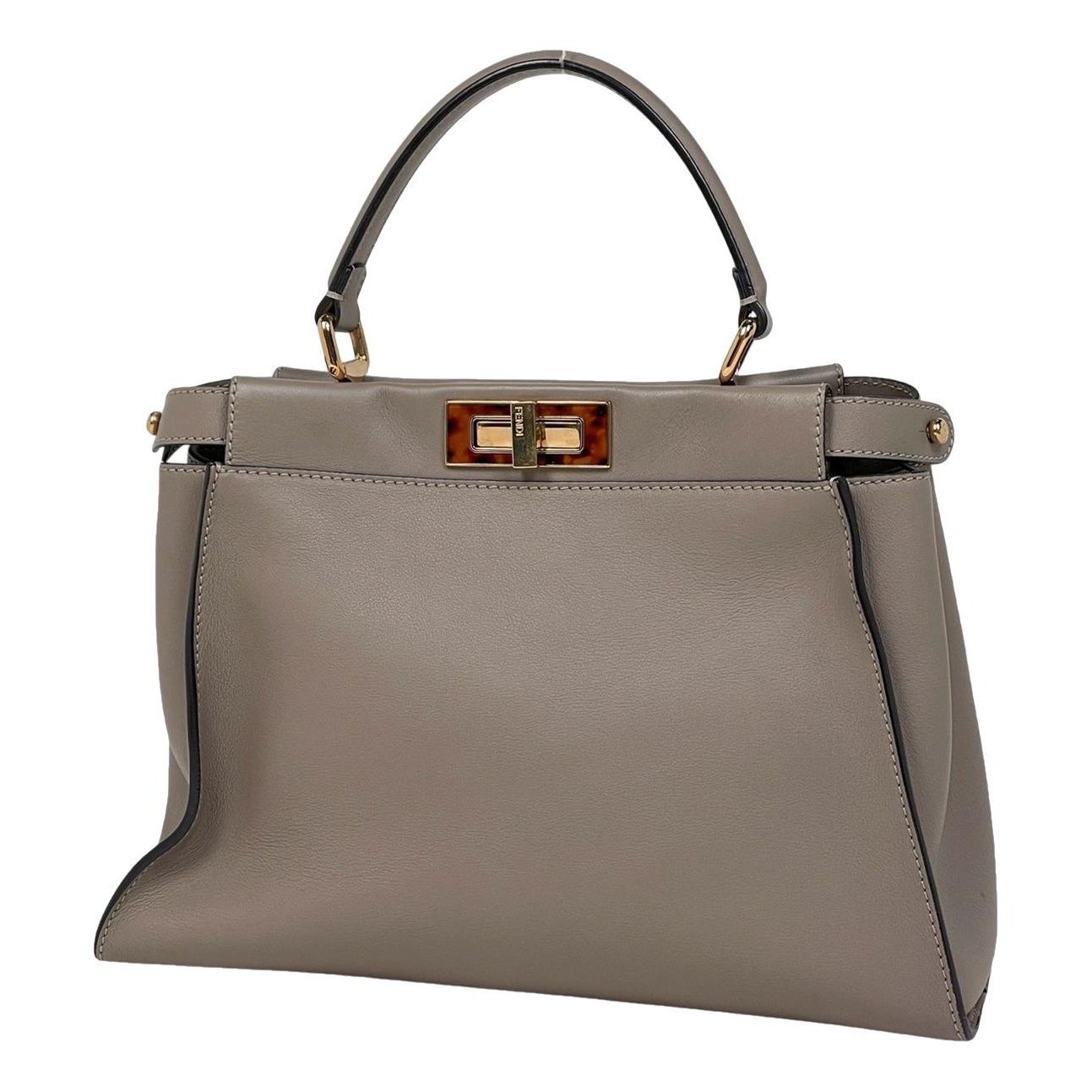 Peekaboo leather handbag