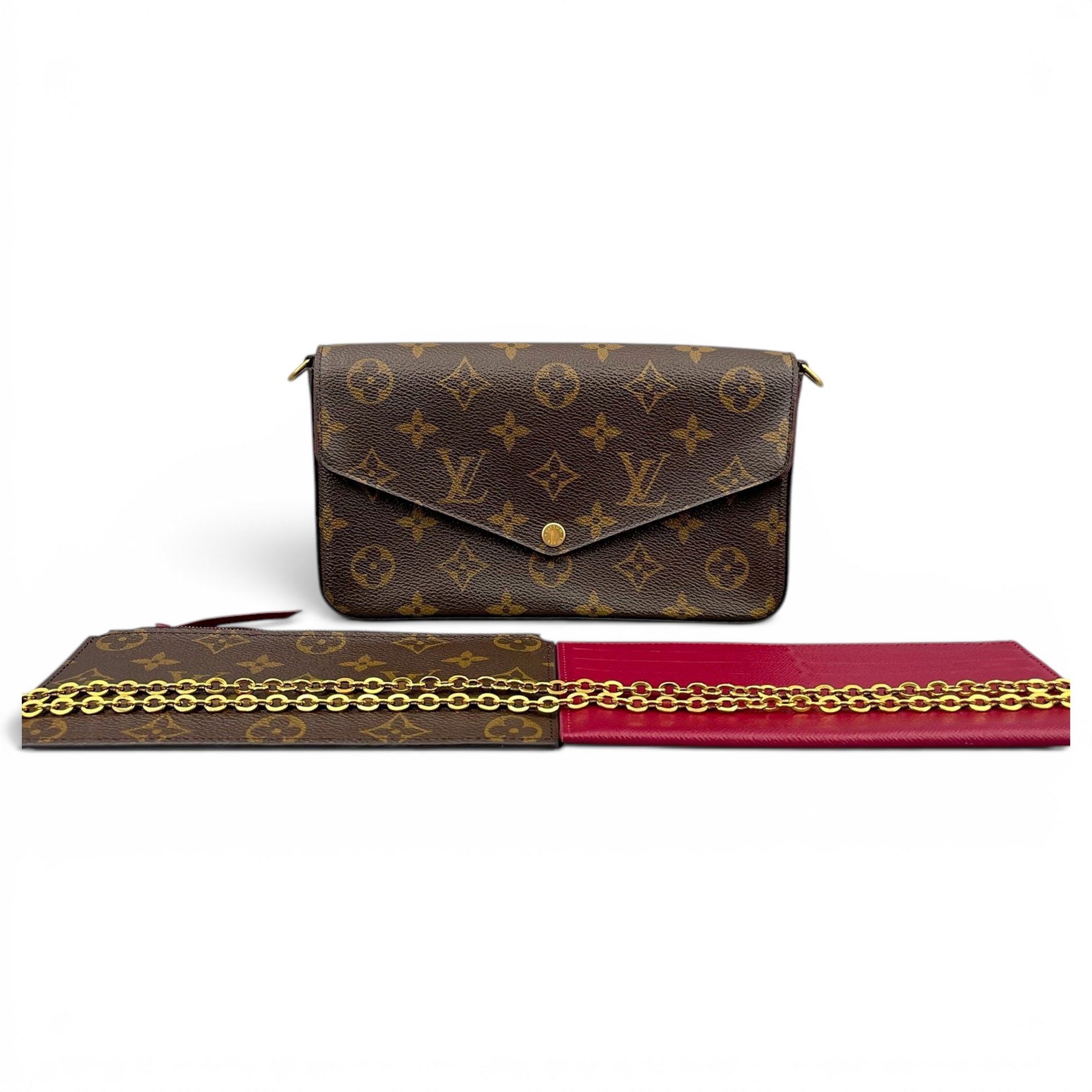 Pochette Accessoire leather handbag