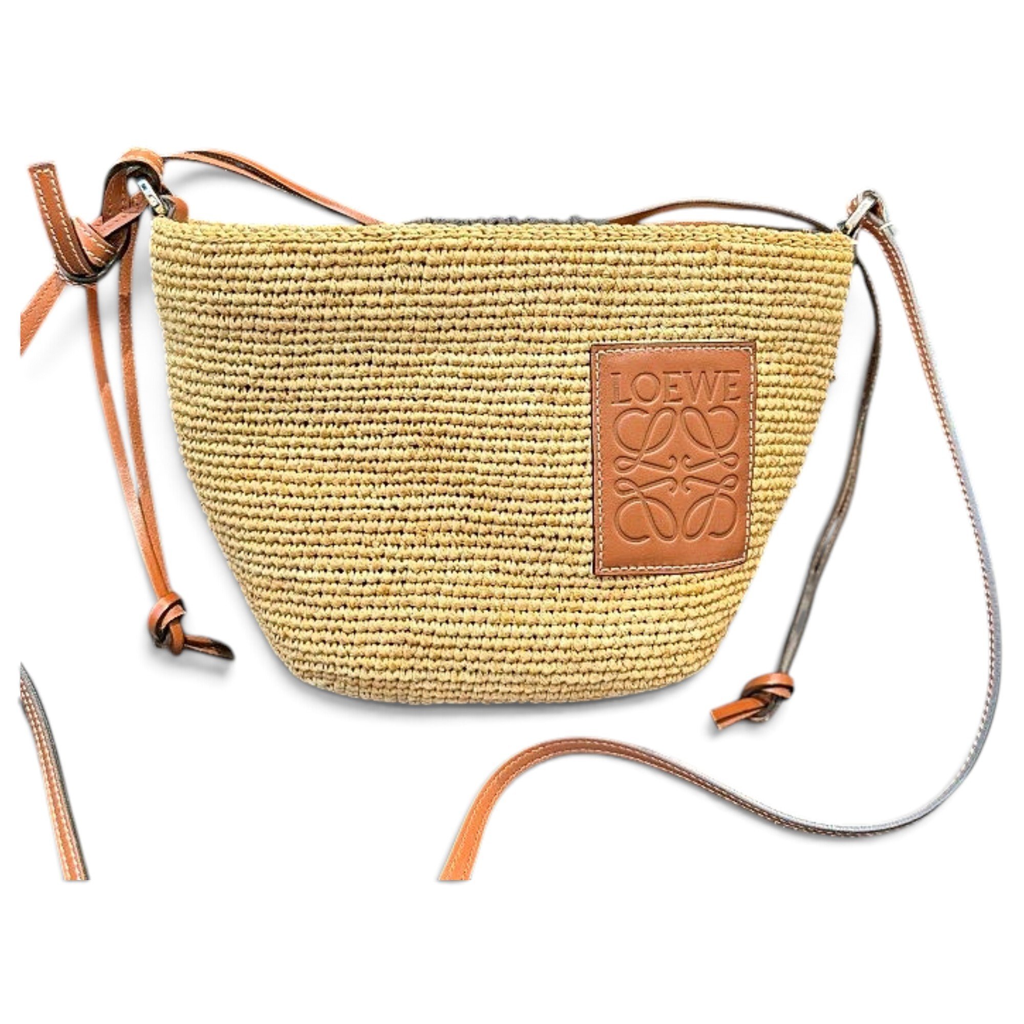 Anagram leather handbag