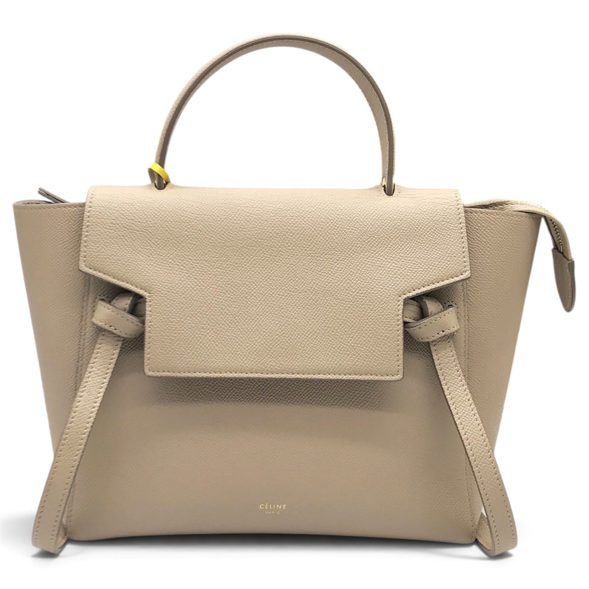 Belt leather handbag
