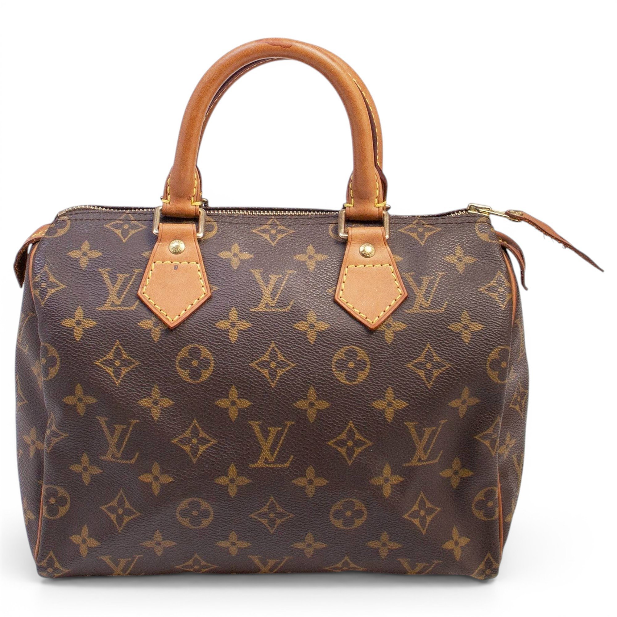 Speedy leather handbag
