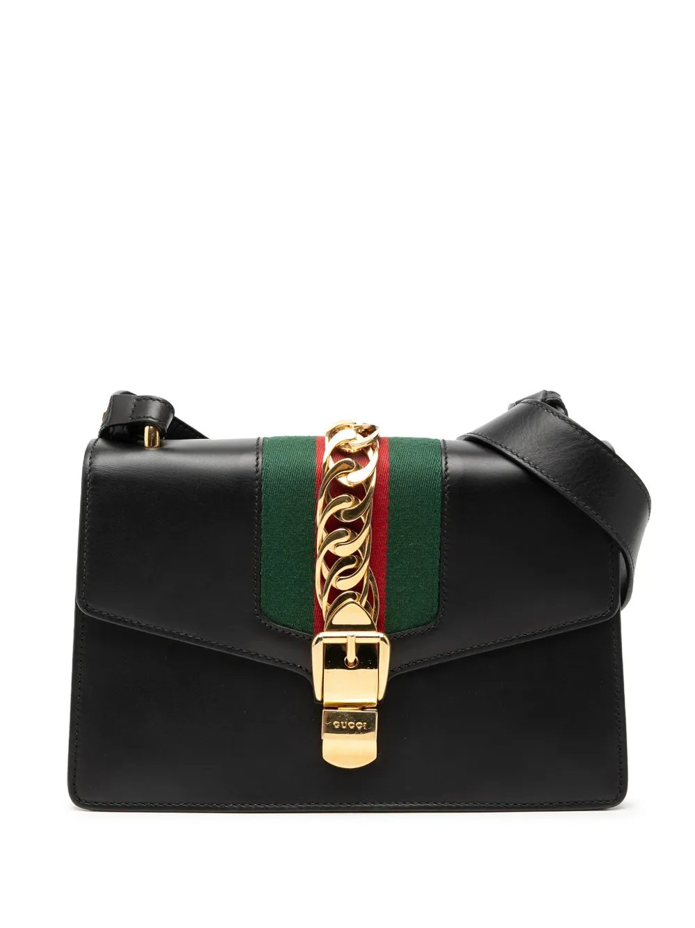 2000-2015 Small Leather Sylvie Web satchel