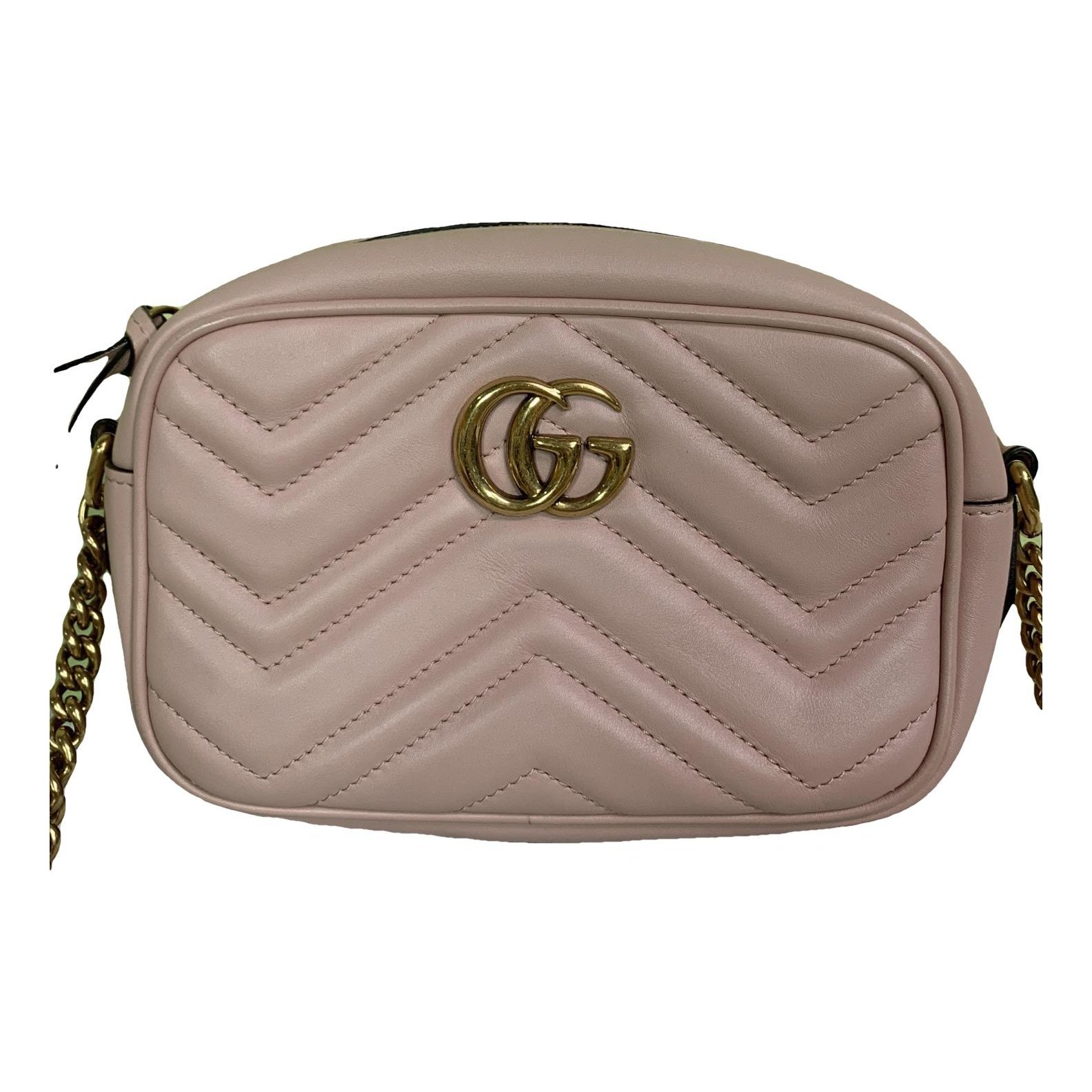 GG Marmont Triple zip leather crossbody bag