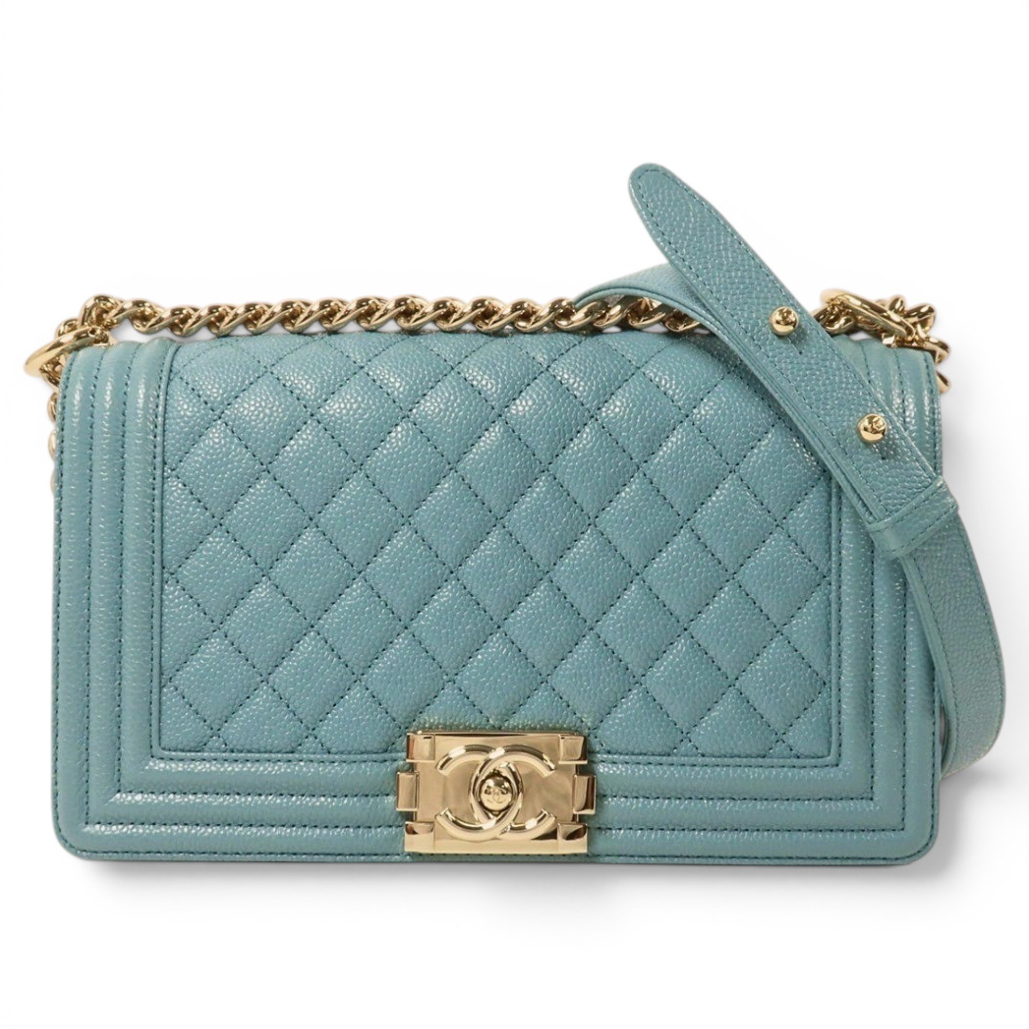 Wallet On Chain Boy leather crossbody bag