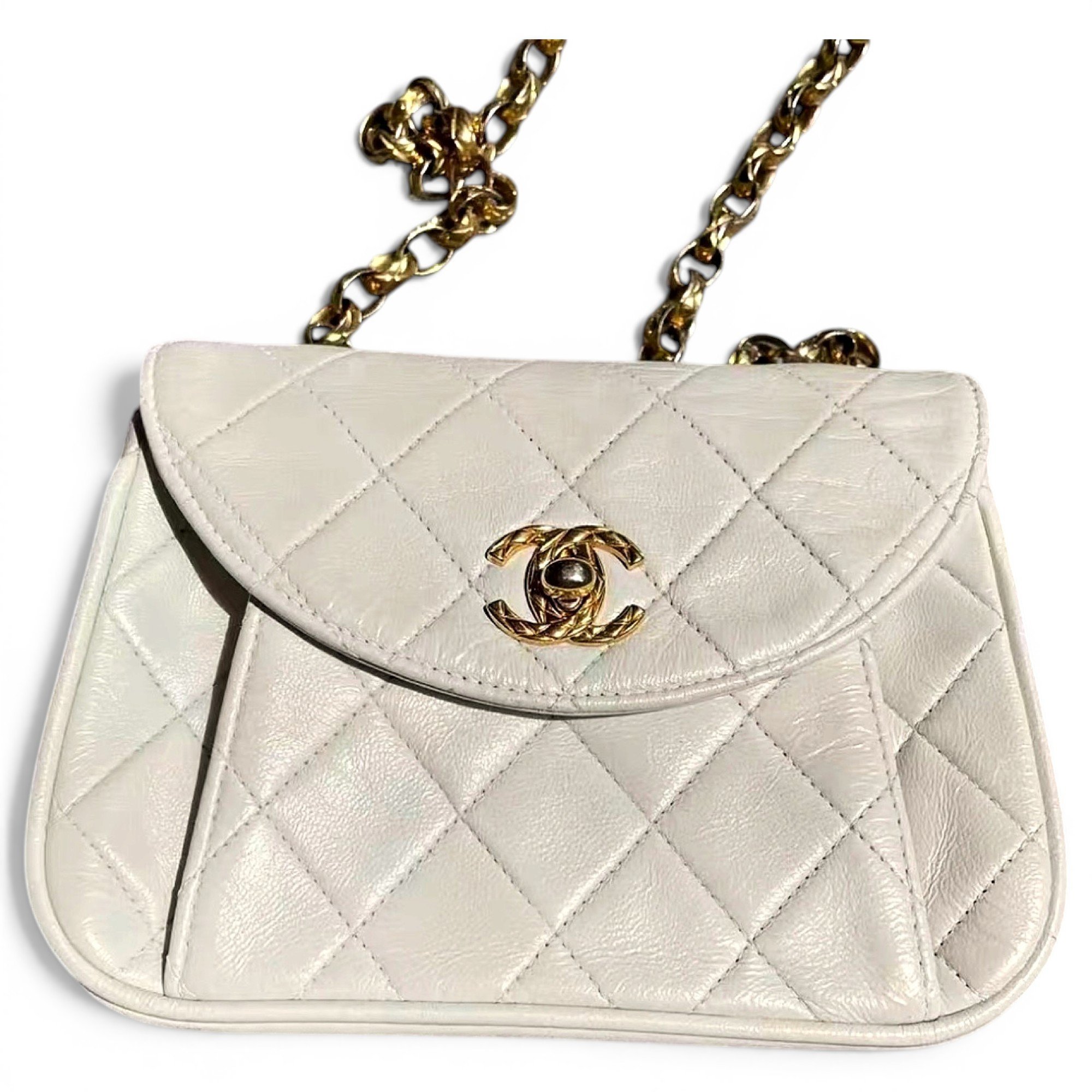 All About Chains leather crossbody bag