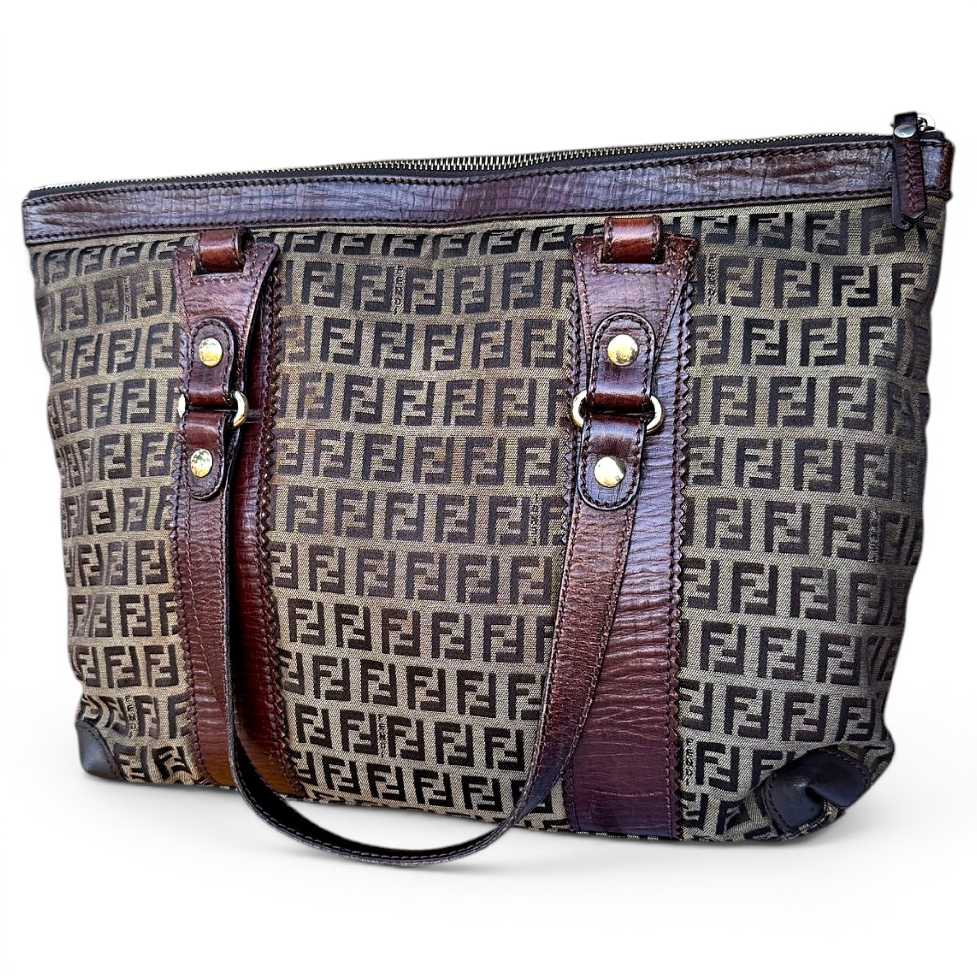 Leather tote