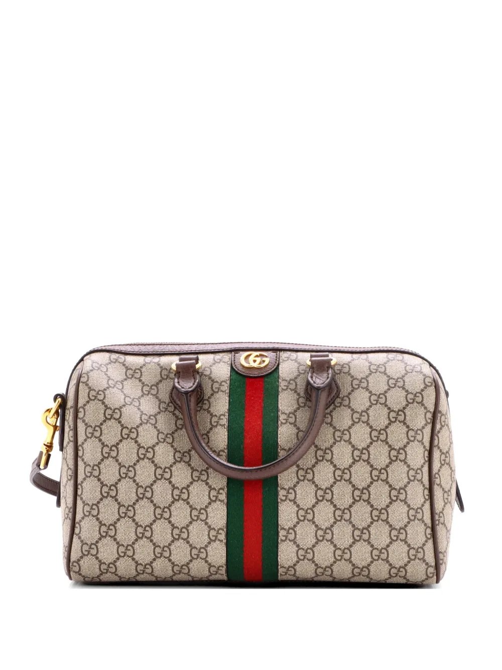 Ophidia Convertible Boston Bag GG Coated Canvas Small satchel