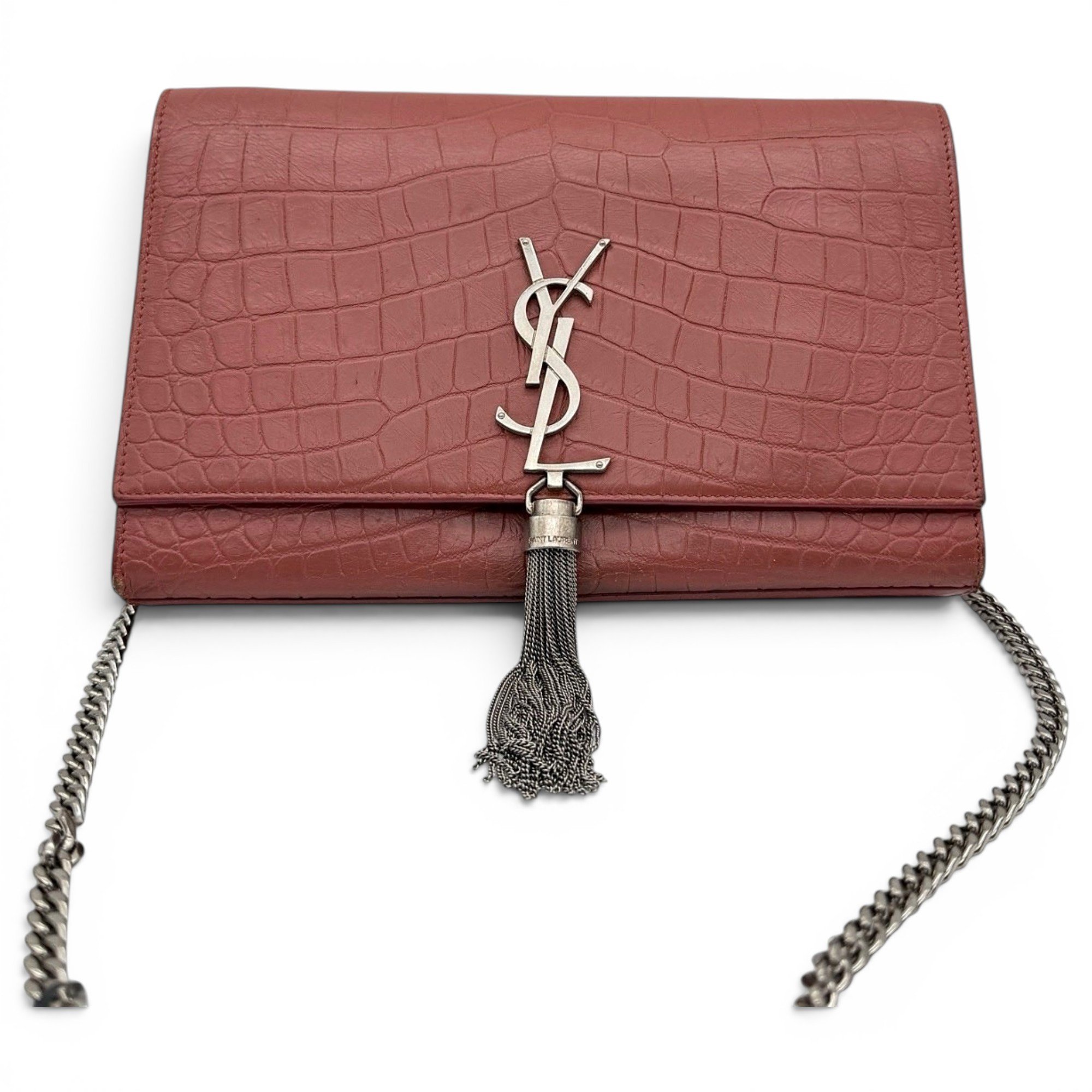 Pompom Kate leather handbag