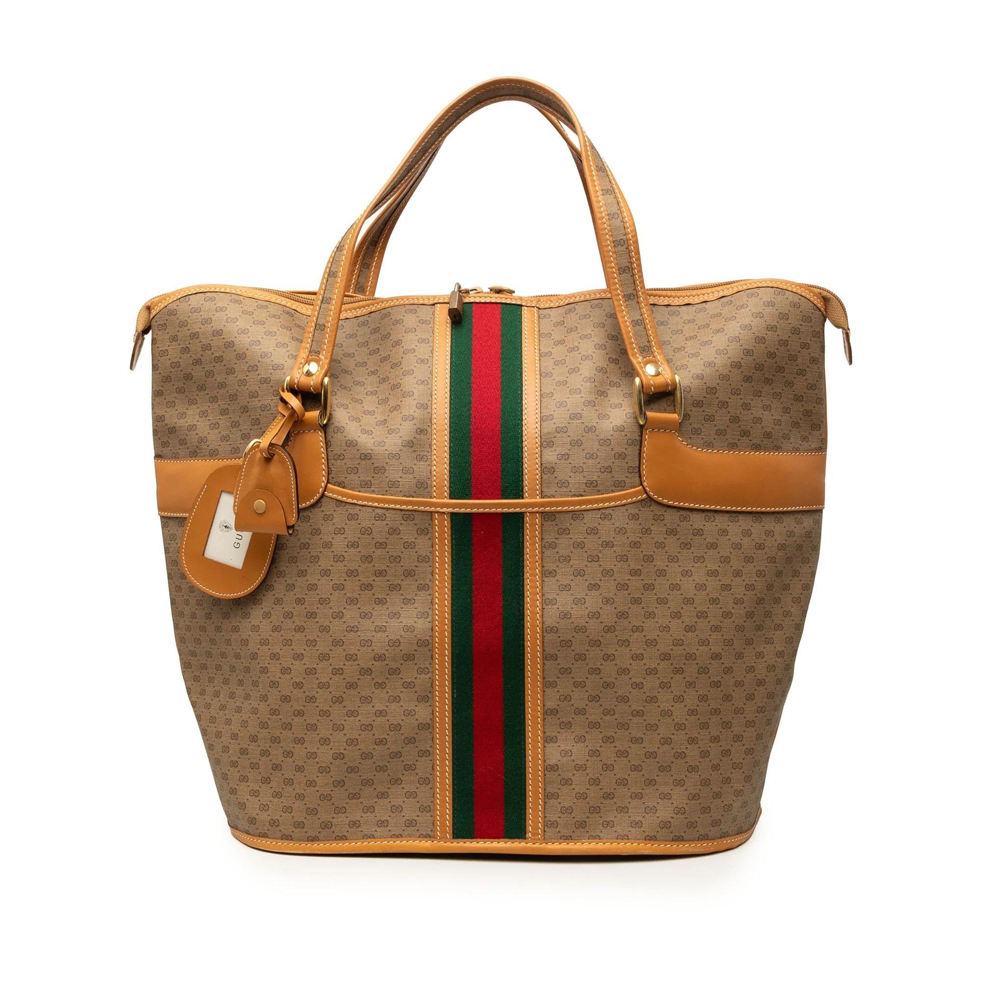 Gucci B leather tote