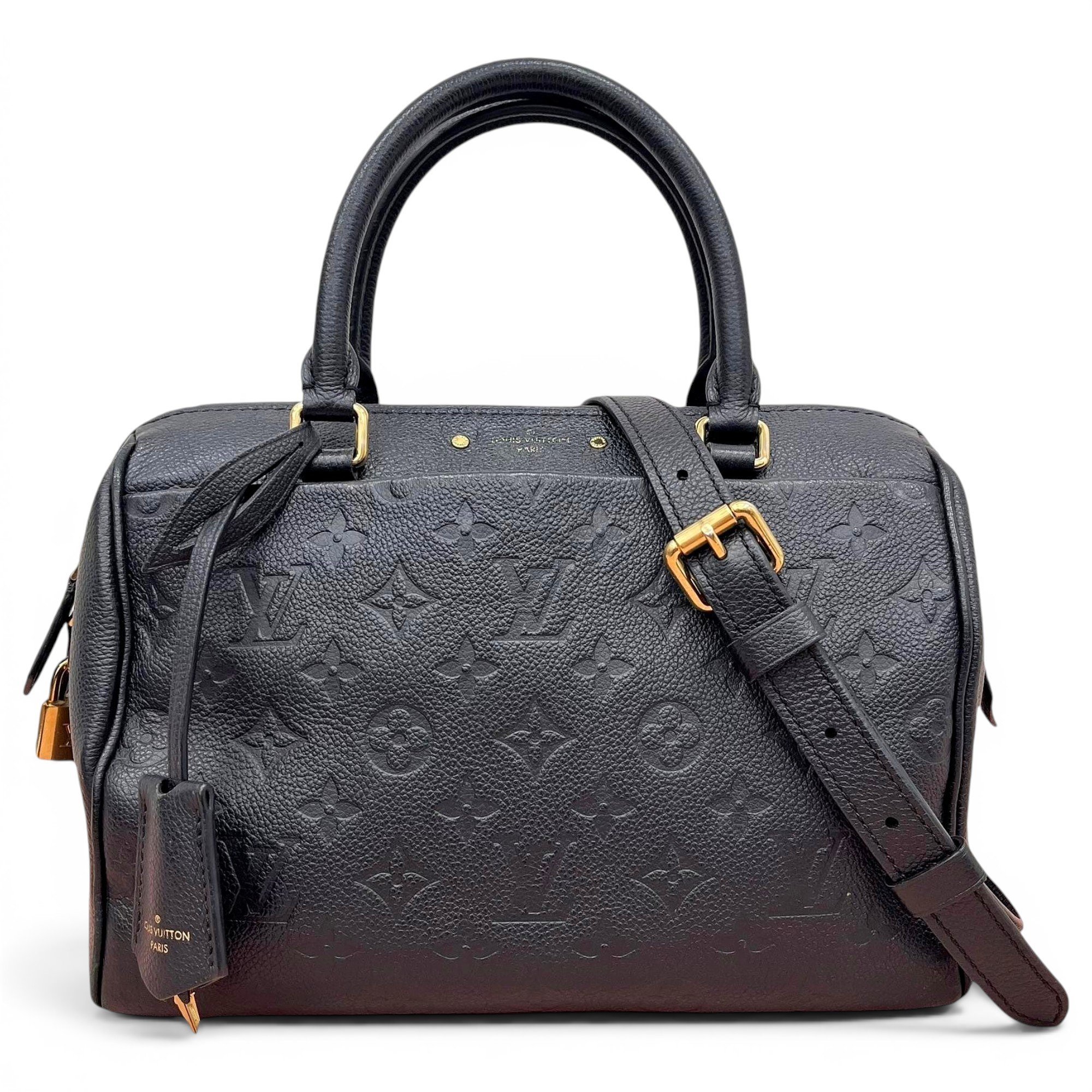 Speedy leather handbag