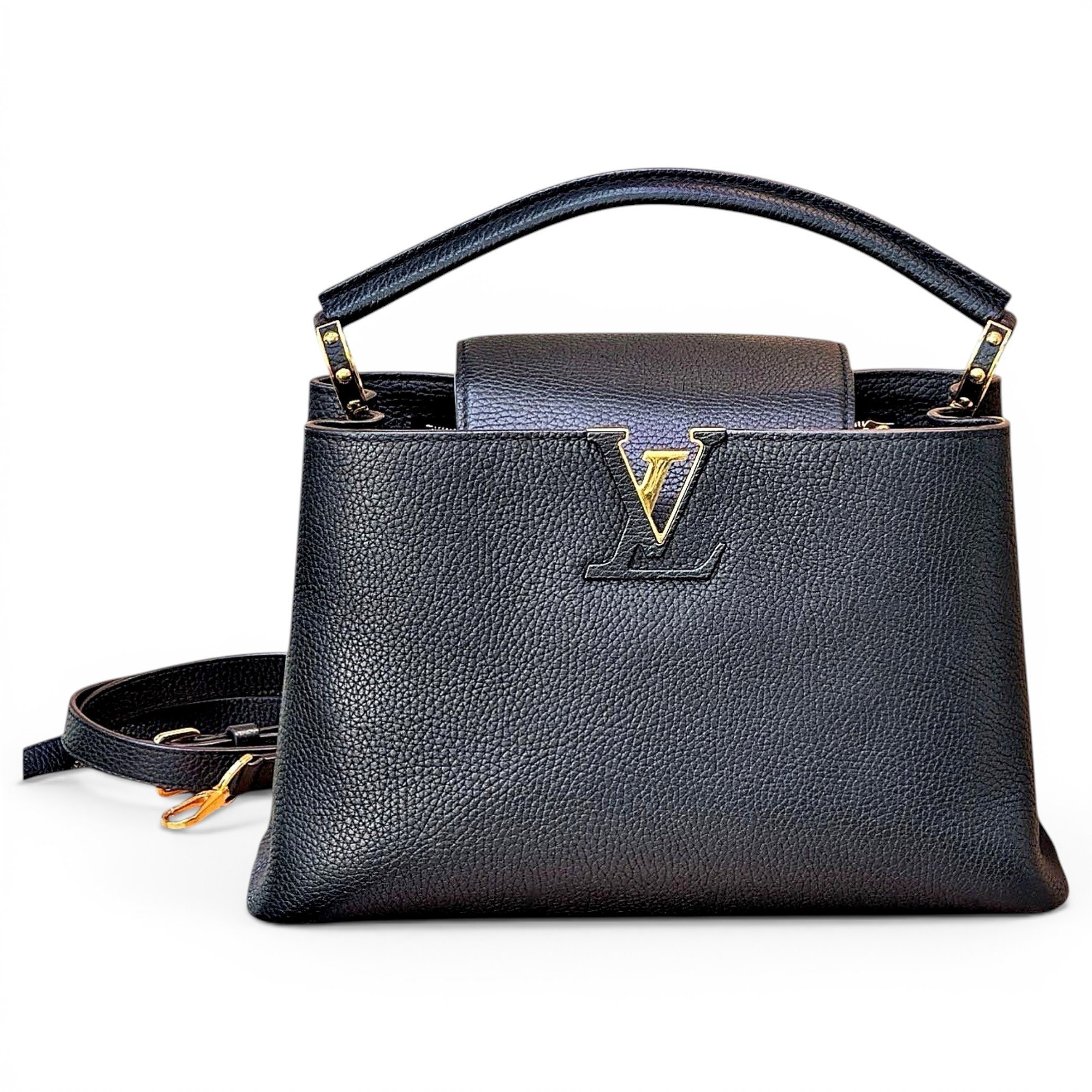 Capucines leather handbag