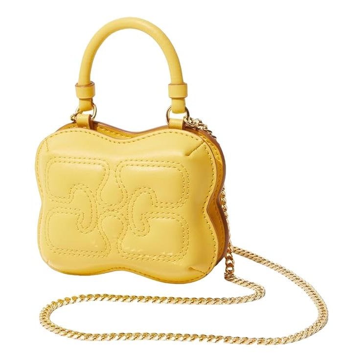 Butterfly leather handbag