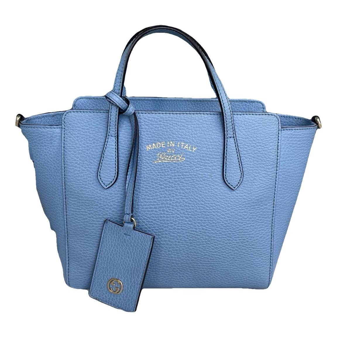 Leather tote