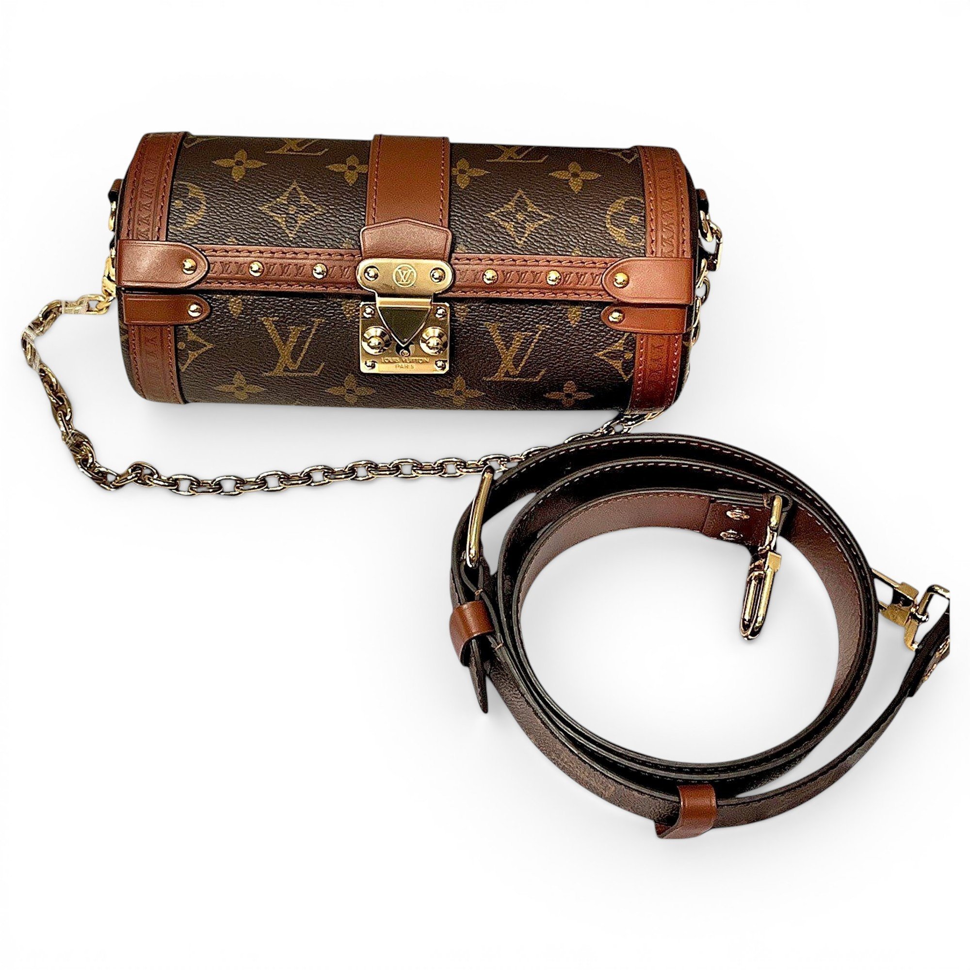 Papillon Trunk leather crossbody bag