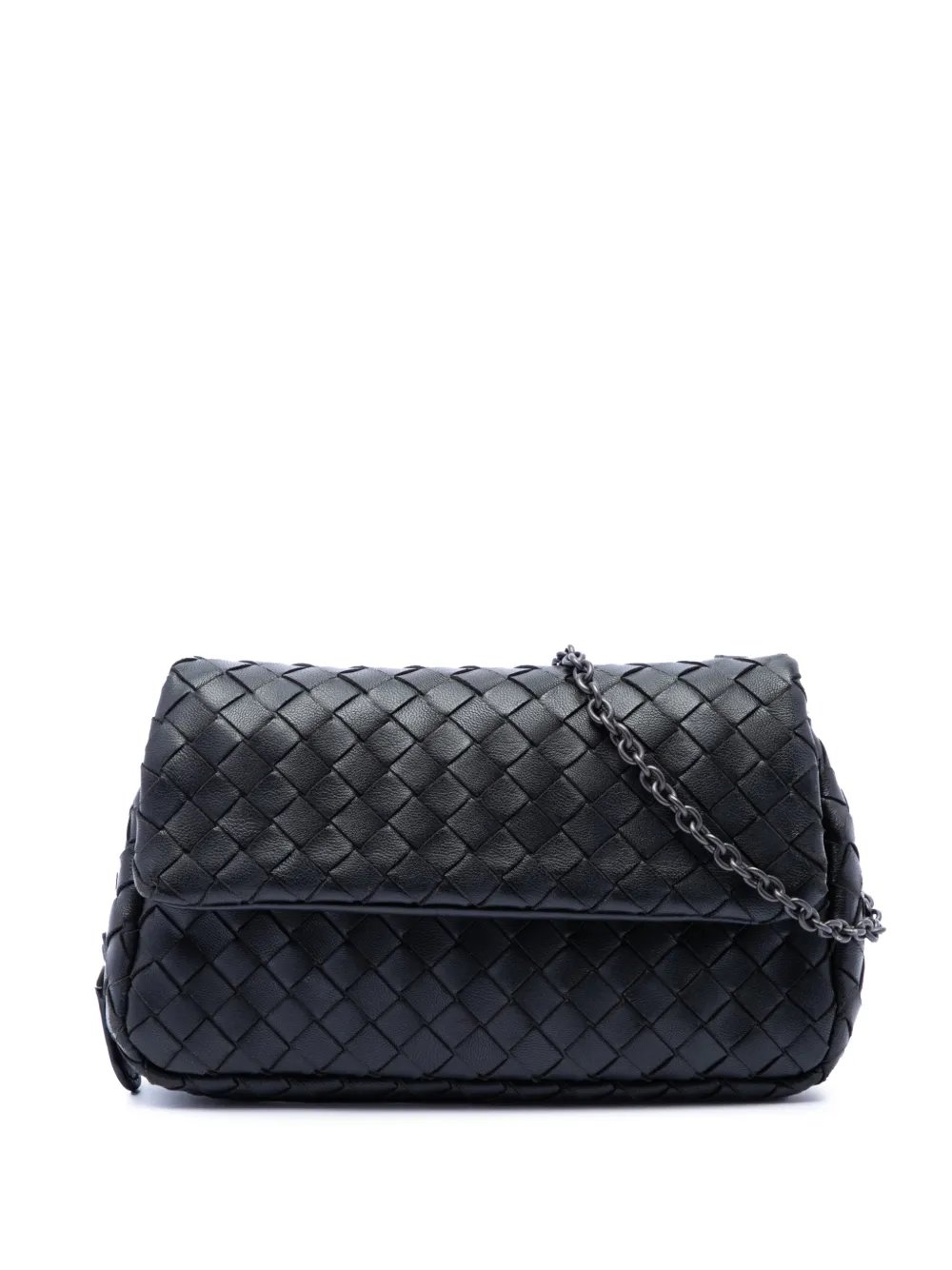 2012-2026 Mini Nappa Intrecciato Expandable Chain Flap crossbody bag