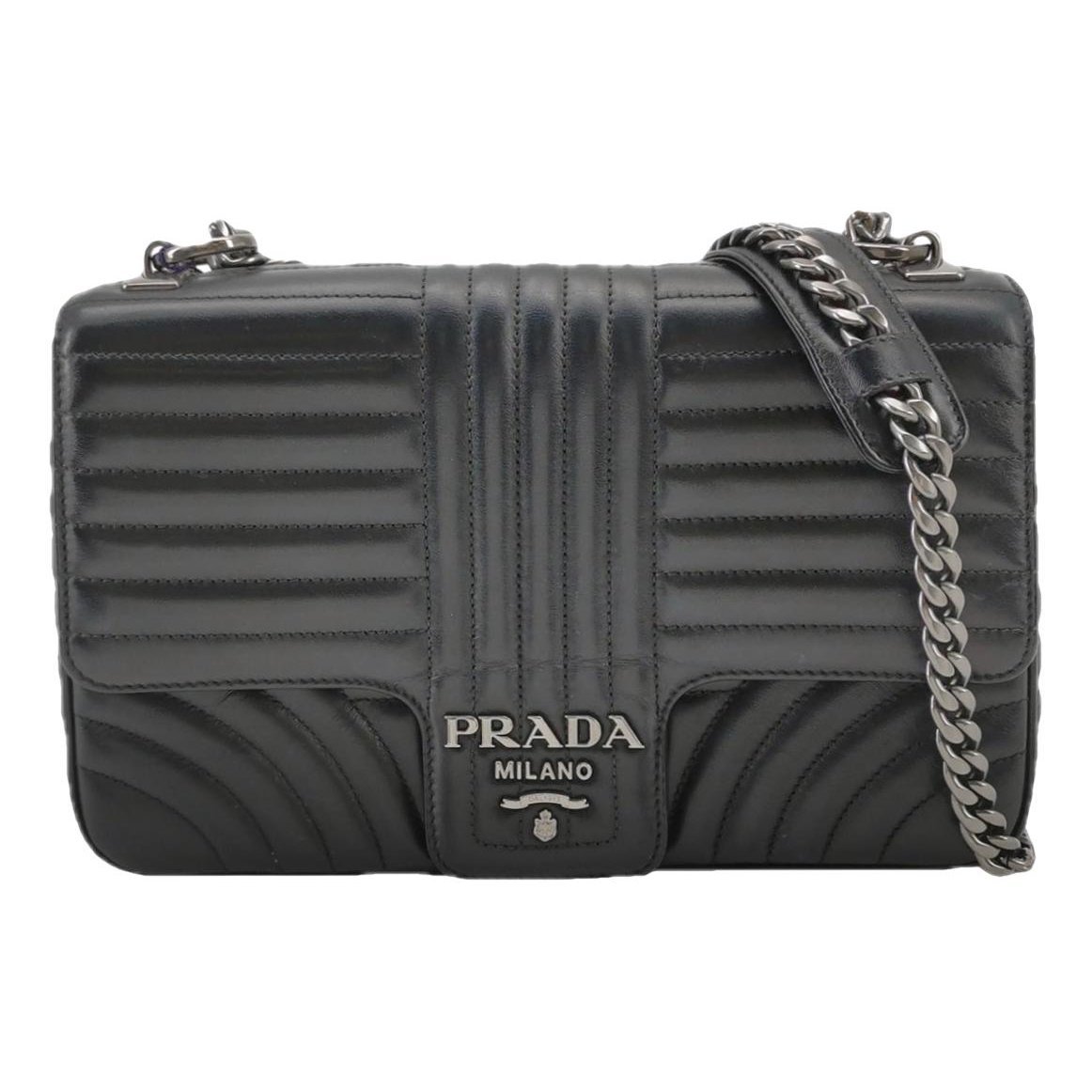 Diagramme leather handbag