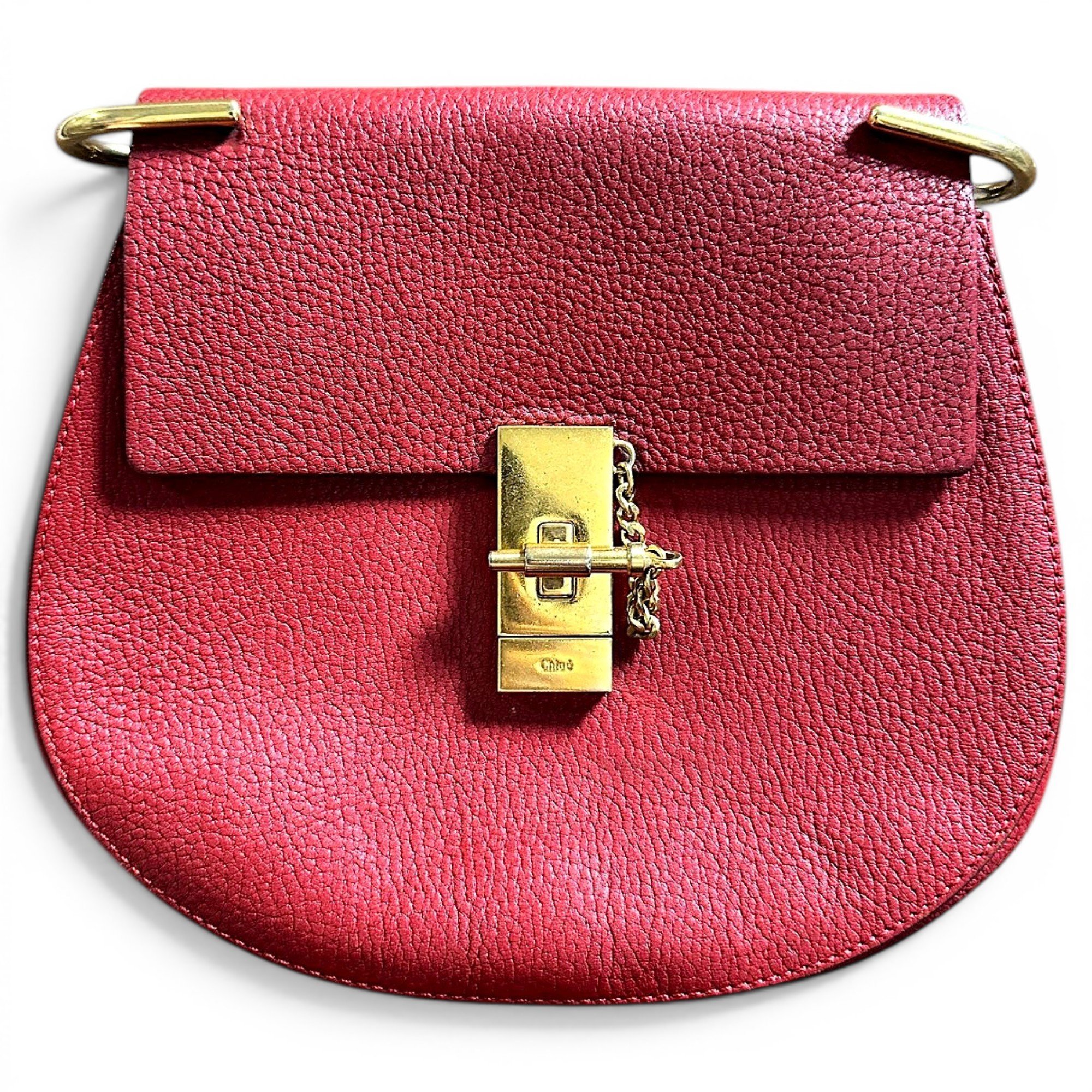 Drew leather crossbody bag