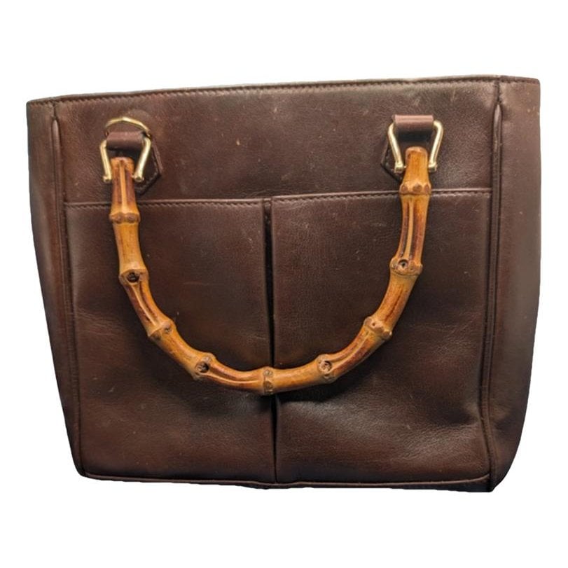 Bamboo Daily Top Handle leather mini bag