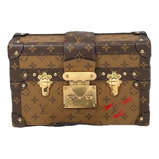 Louis Vuitton Petite Malle leather handbag