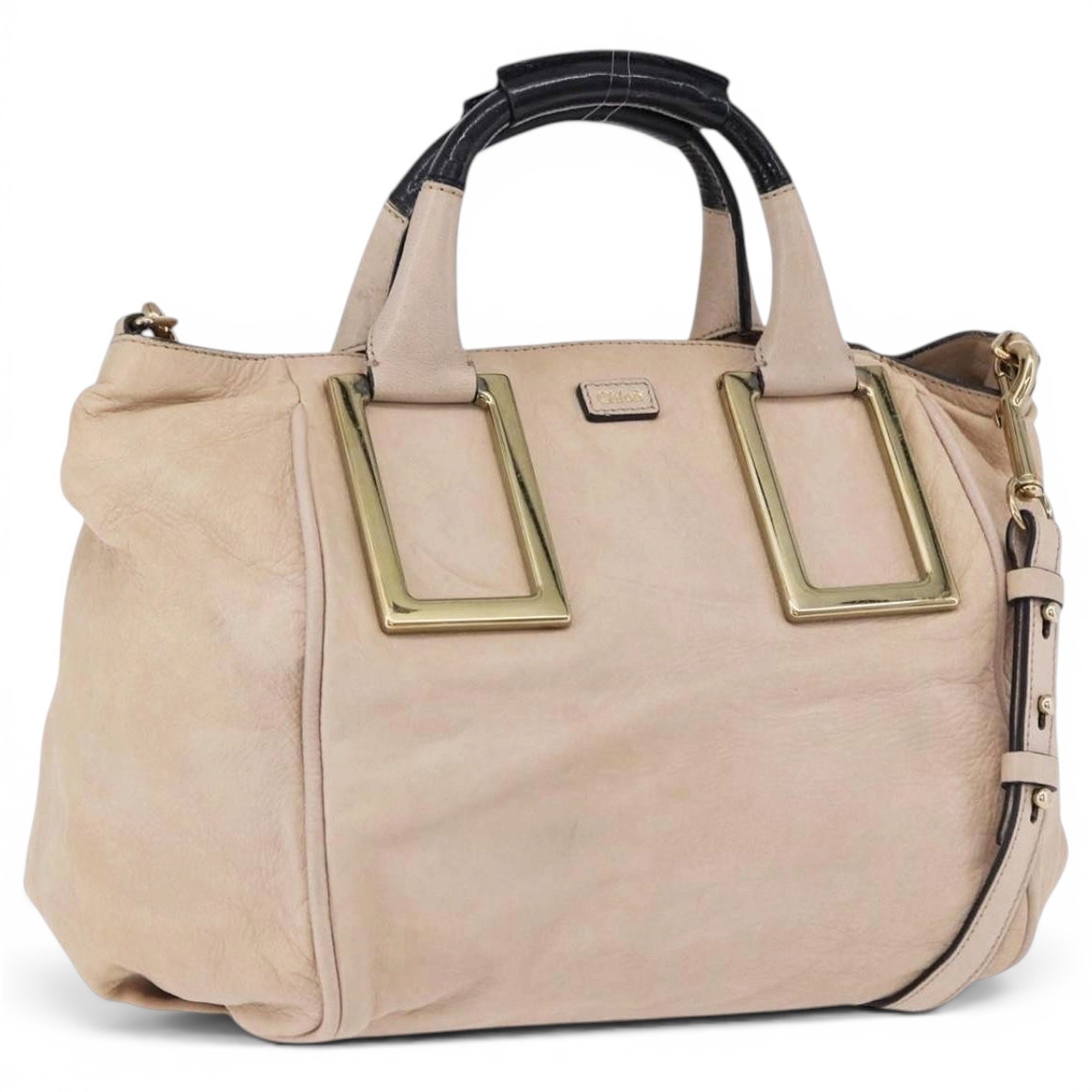 C leather handbag